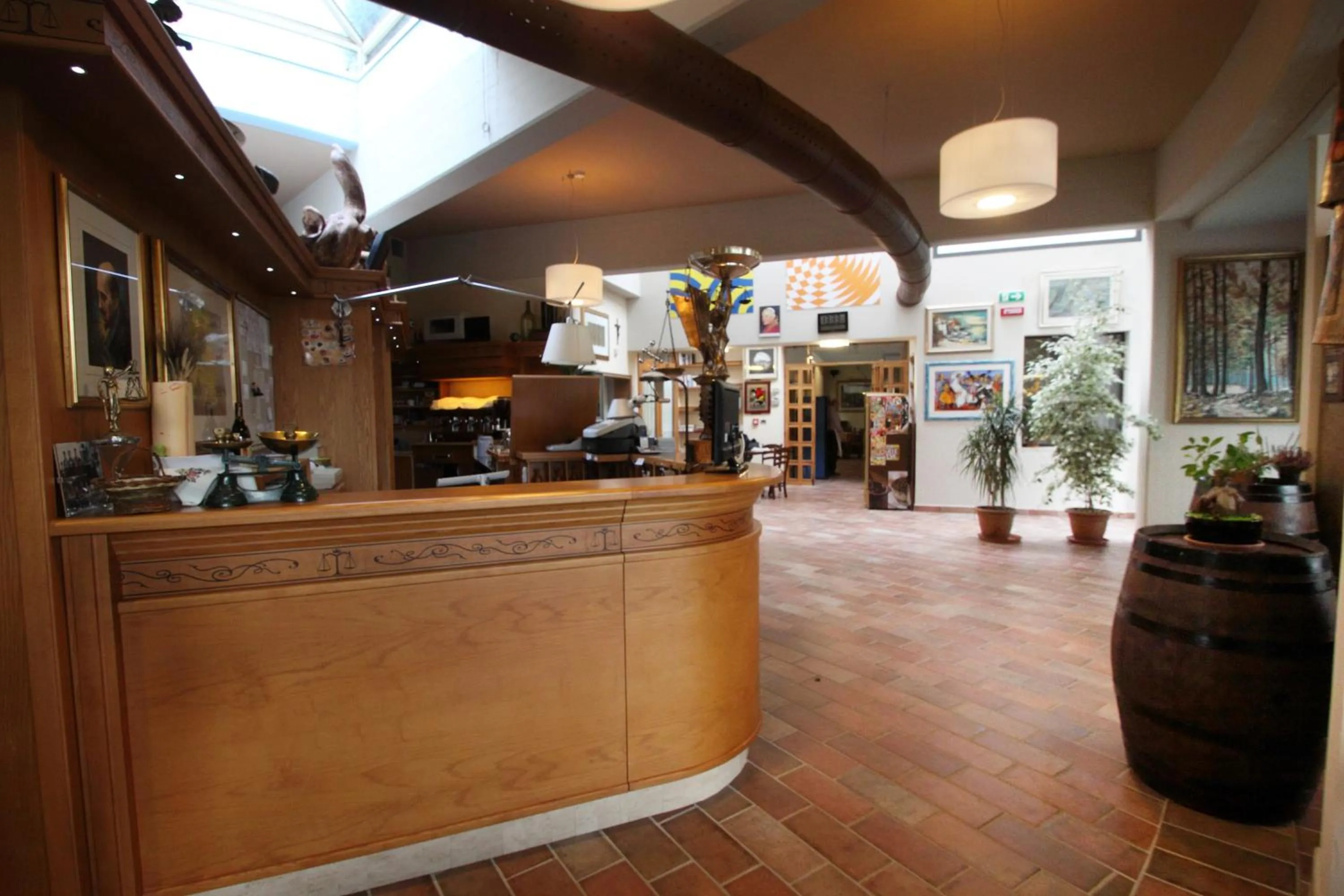 Lobby or reception in Hotel Ristorante La Bilancia