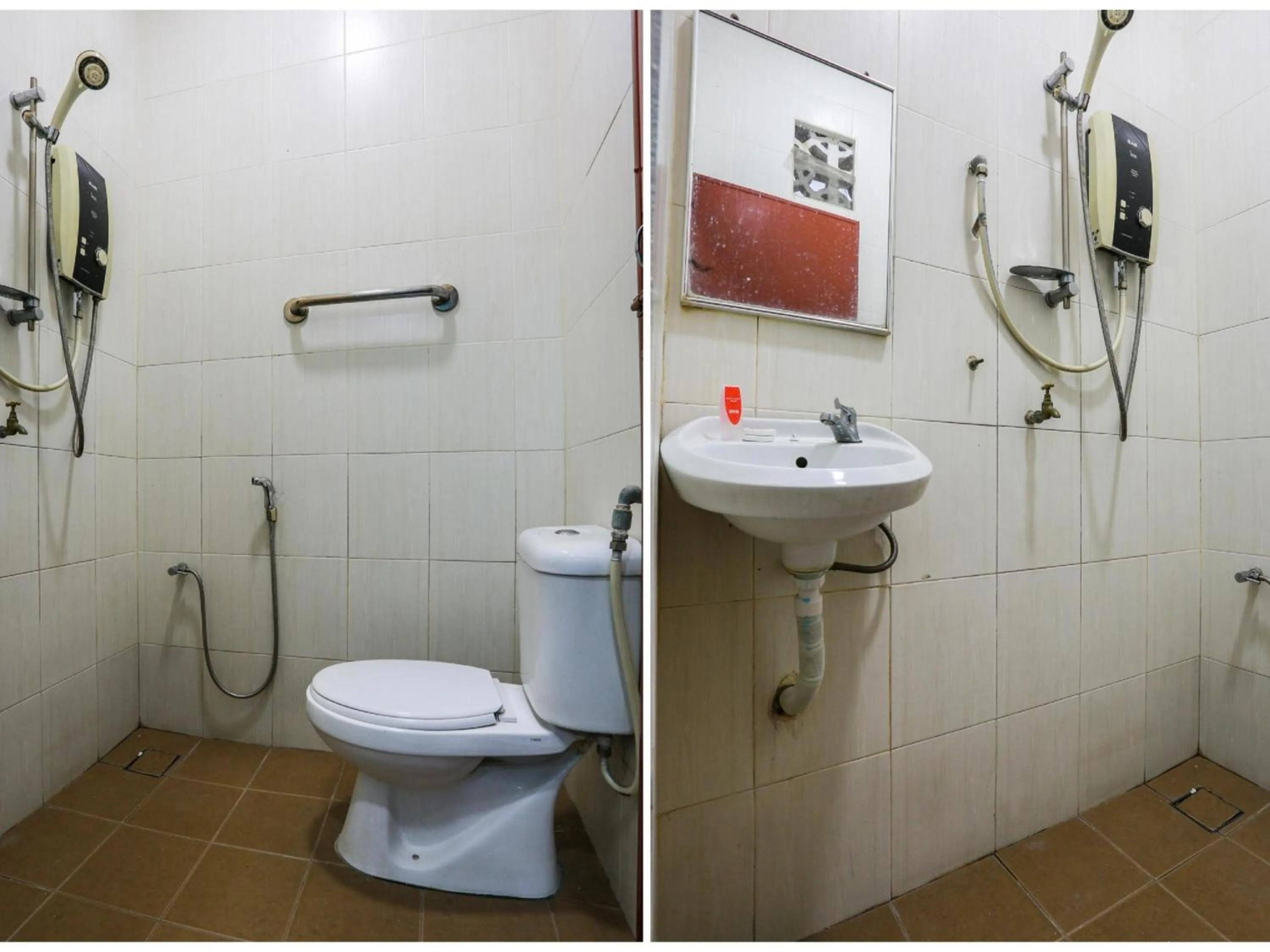 Bathroom in OYO 44094 Bangi Lanai Hotel