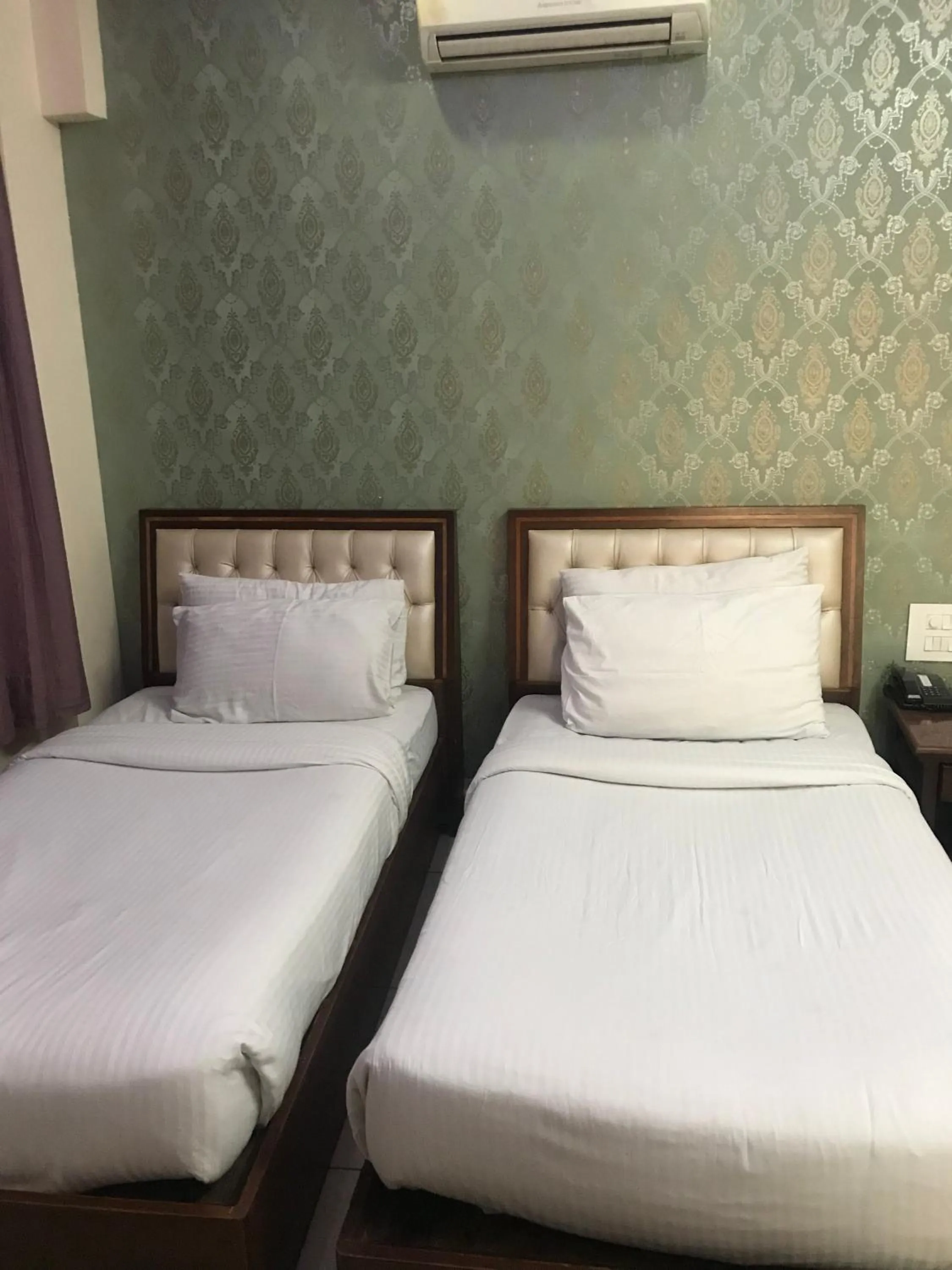 Bed in Leela Residency