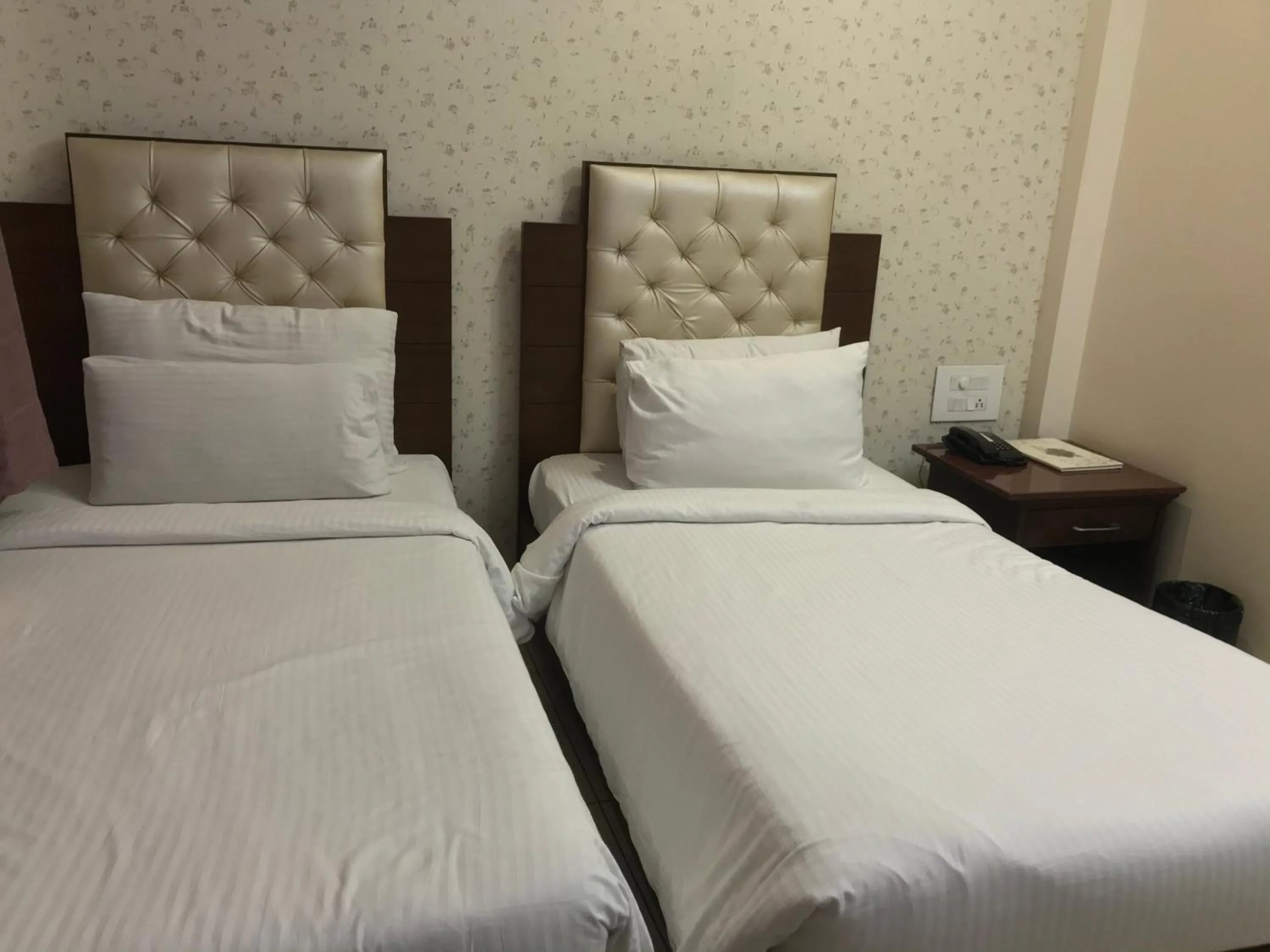 Bedroom, Bed in Leela Residency