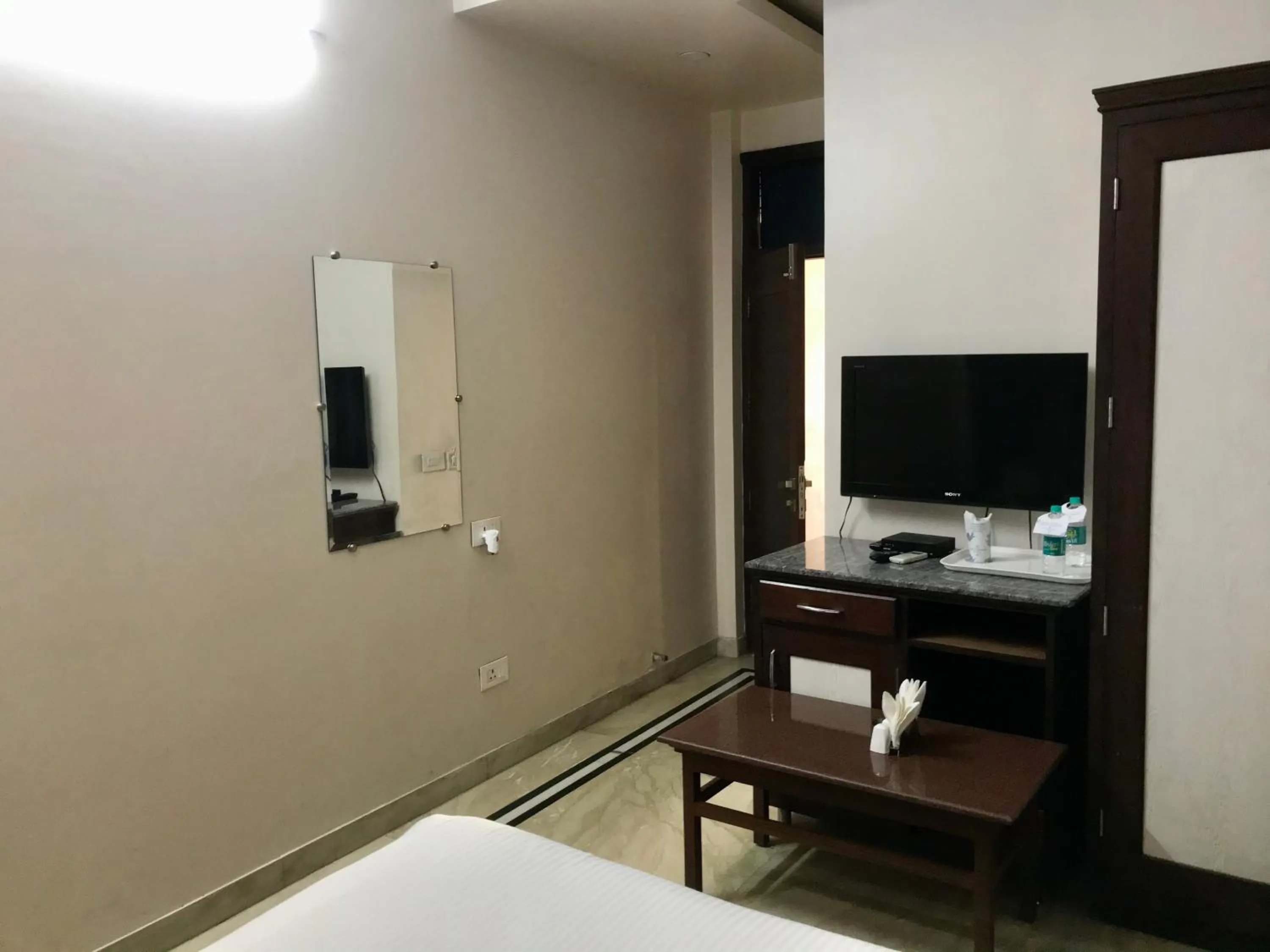 Bedroom, Bed in Leela Residency