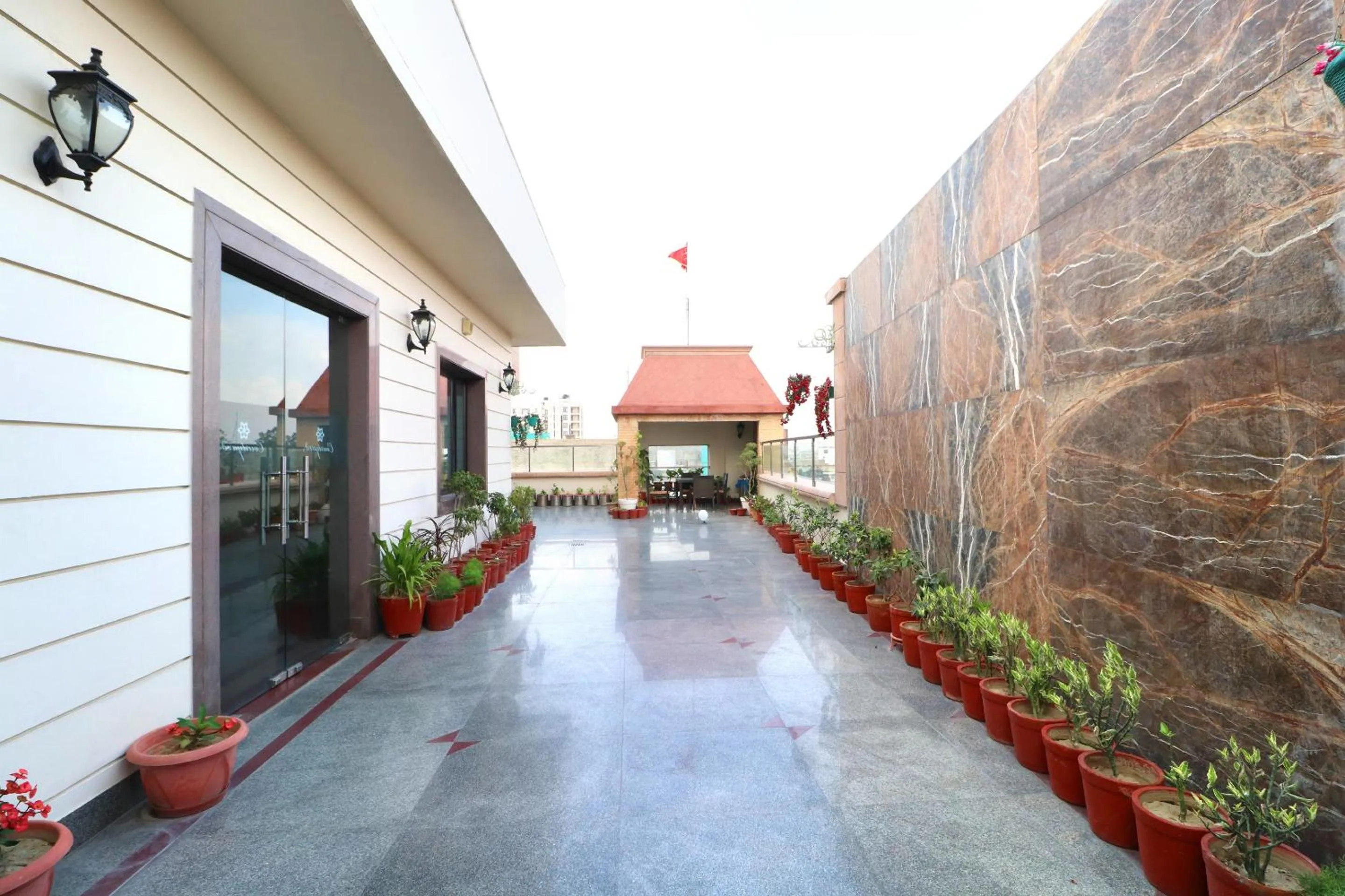 Patio in Leela Residency
