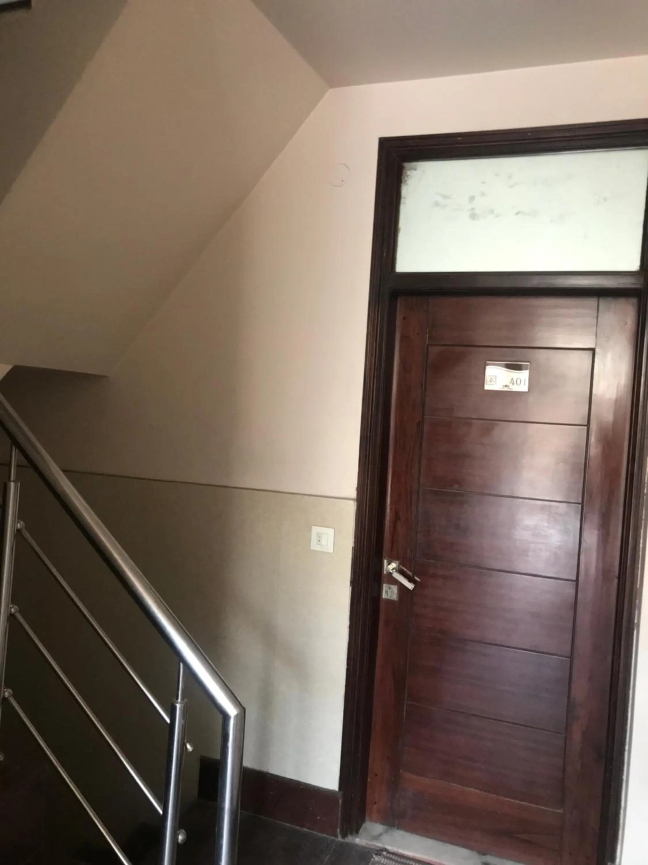 Facade/entrance in Leela Residency