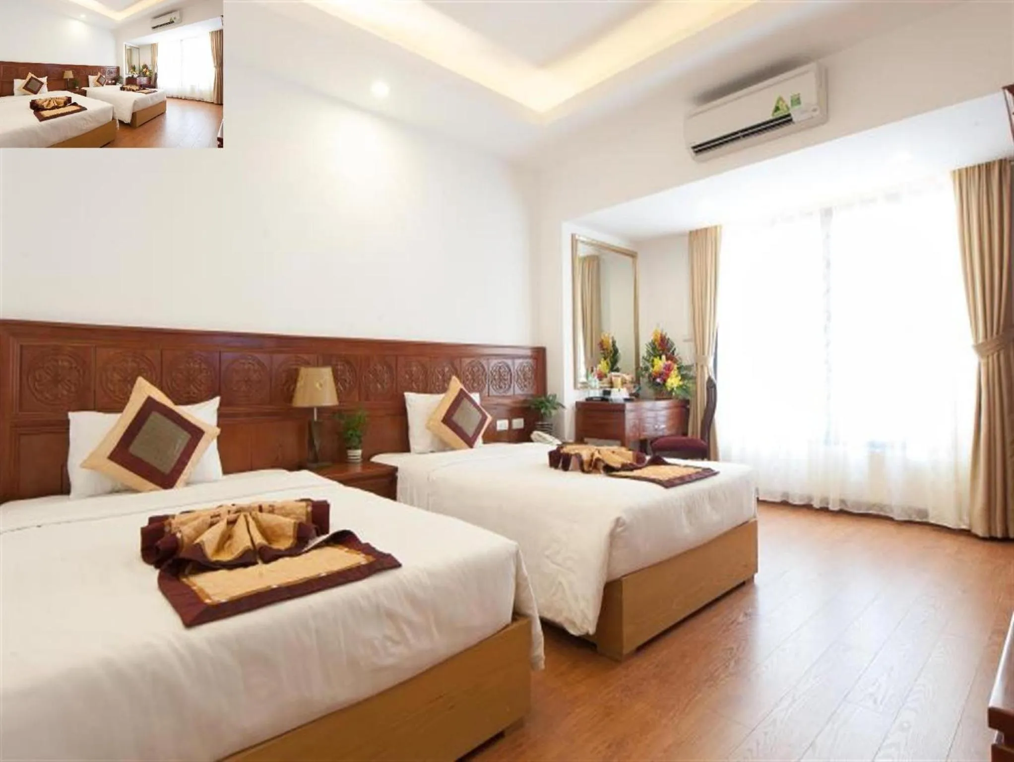 Bed in Lefoyer Hotel