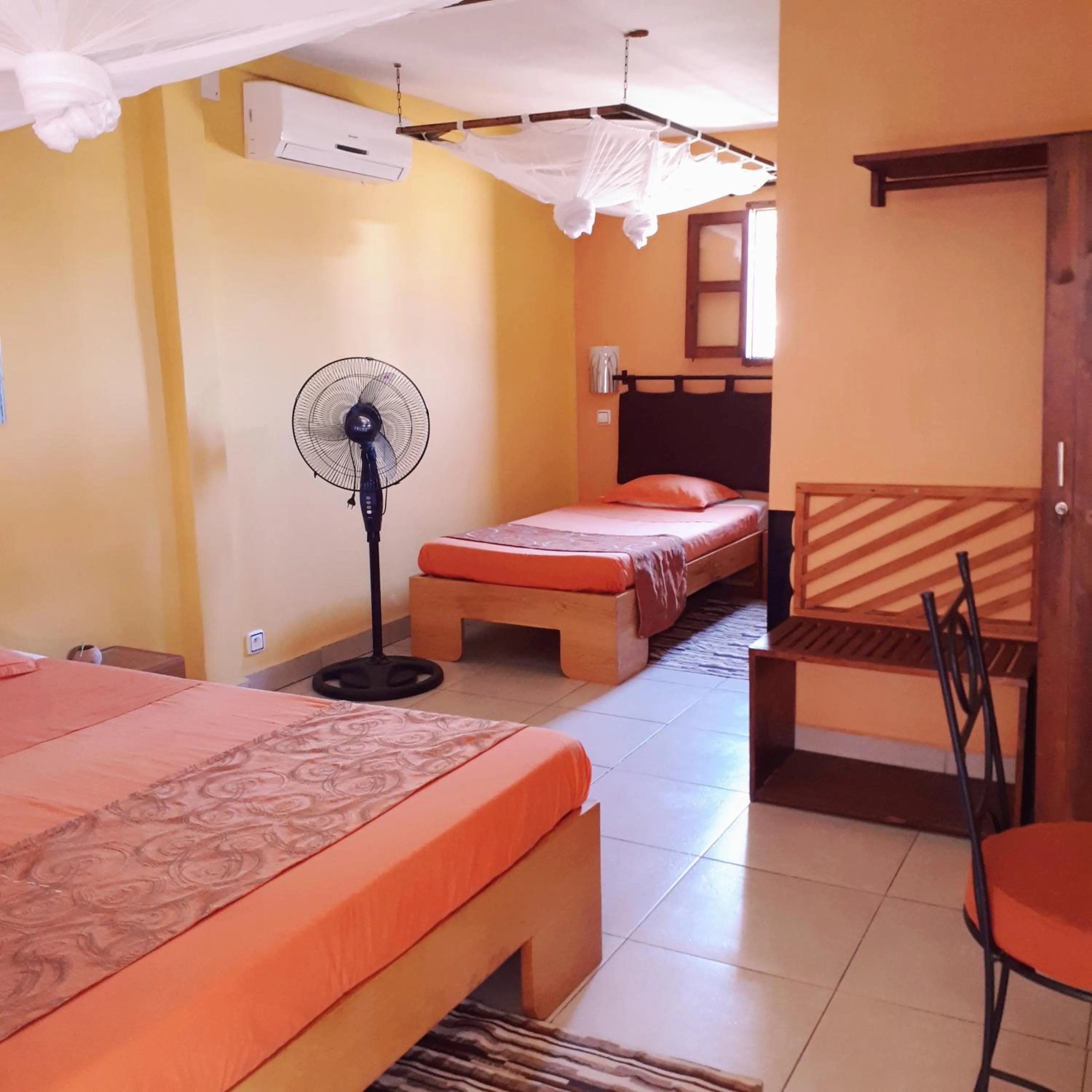 Bed in hotel trecicogne