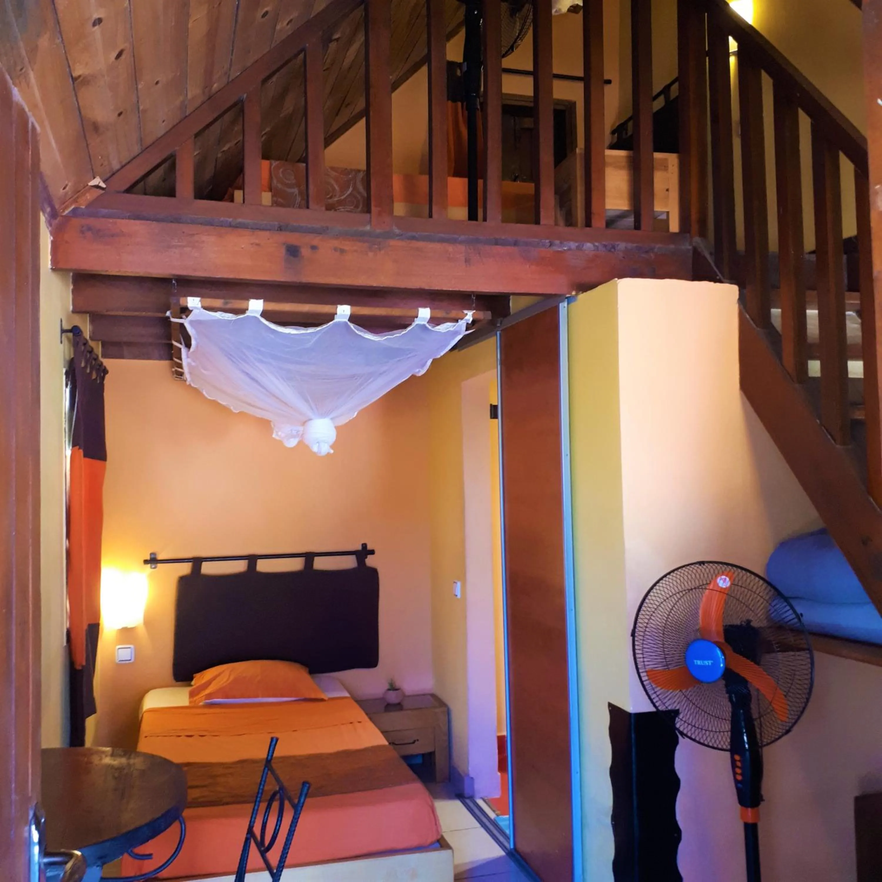 Bed in hotel trecicogne