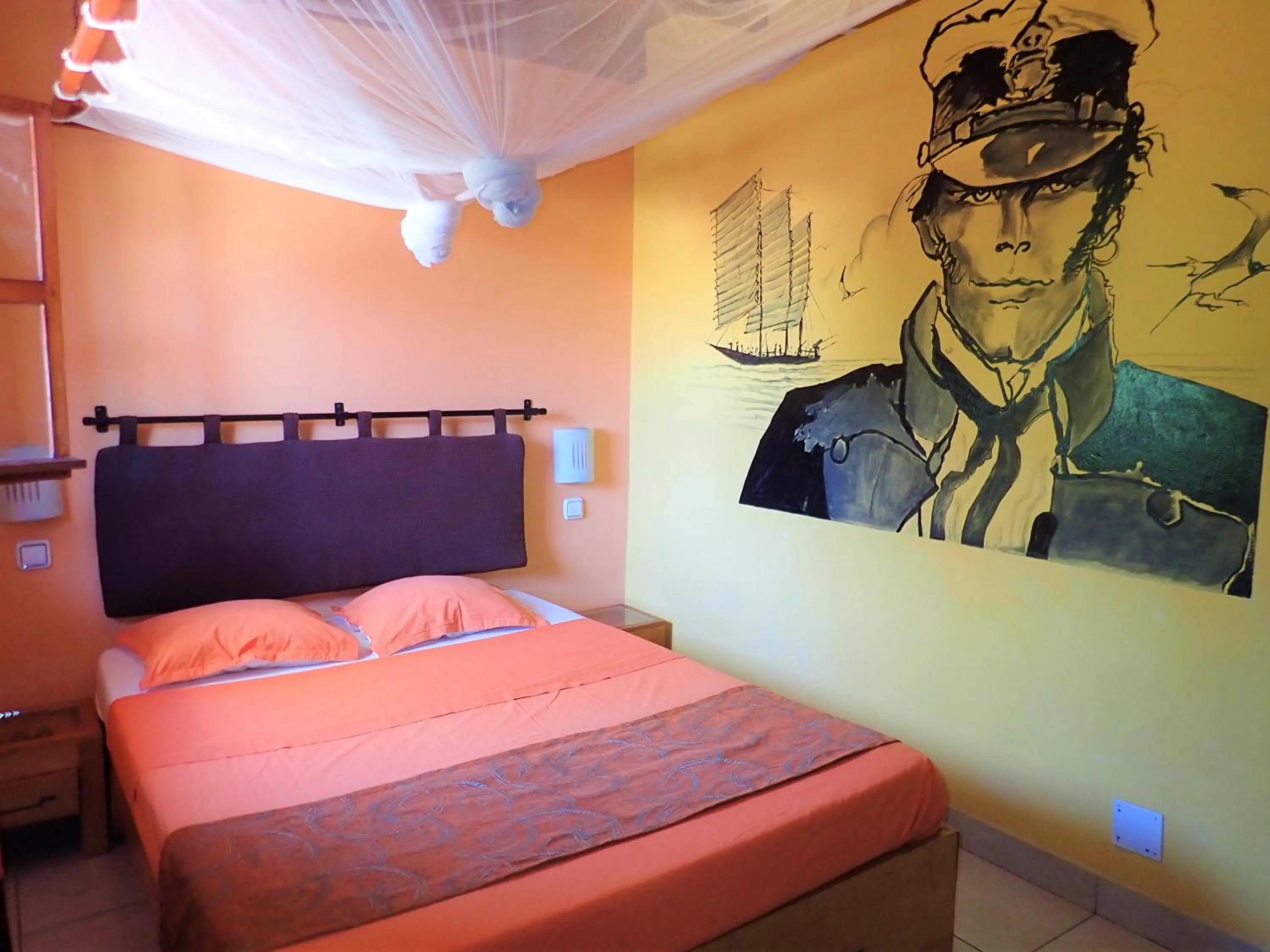 Bed in hotel trecicogne