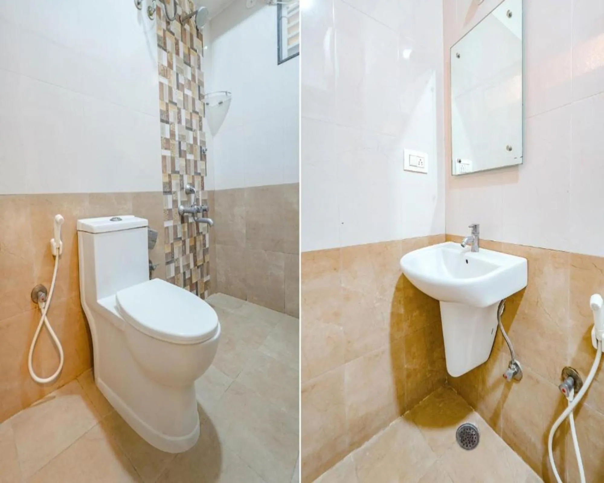 Bathroom in FabExpress Kings Suites HRBR Layout - Nr Manyata Tech Park