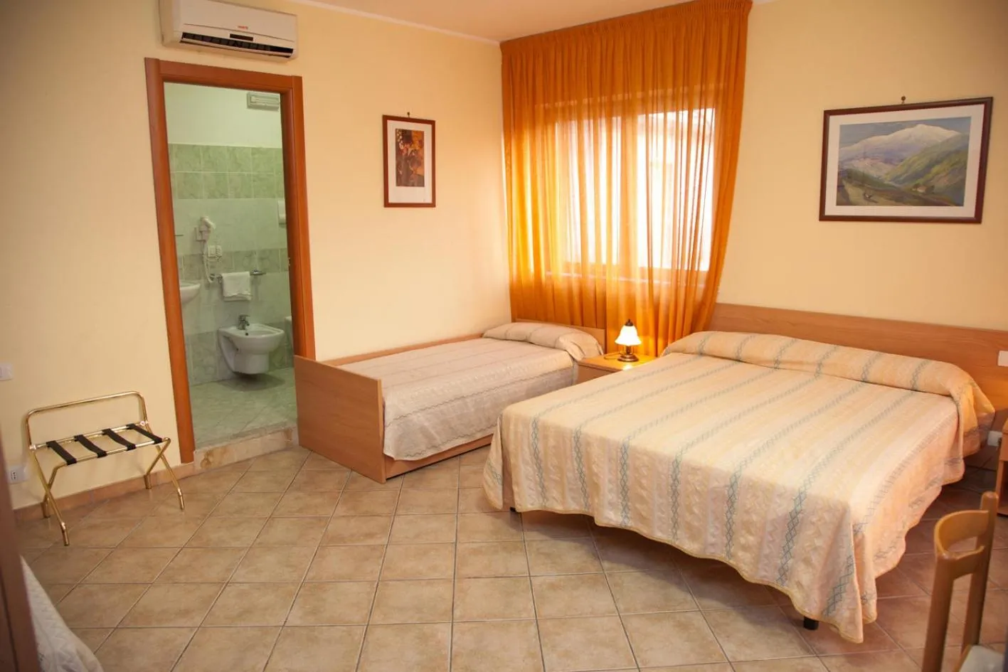 Bed in Caffè Nuovo 2 Holiday Rooms