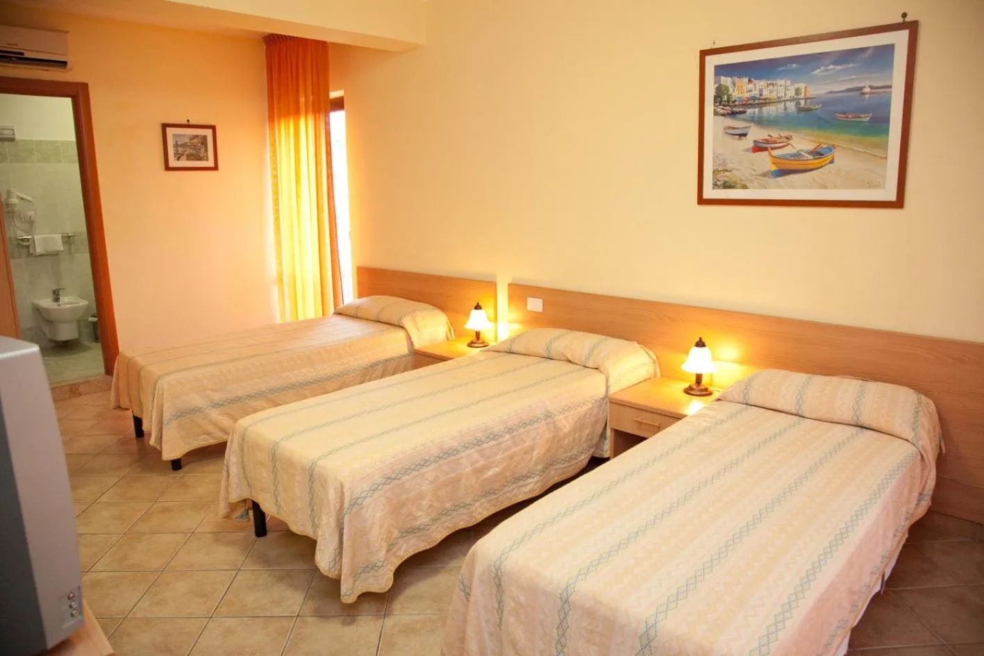 Bed in Caffè Nuovo 2 Holiday Rooms