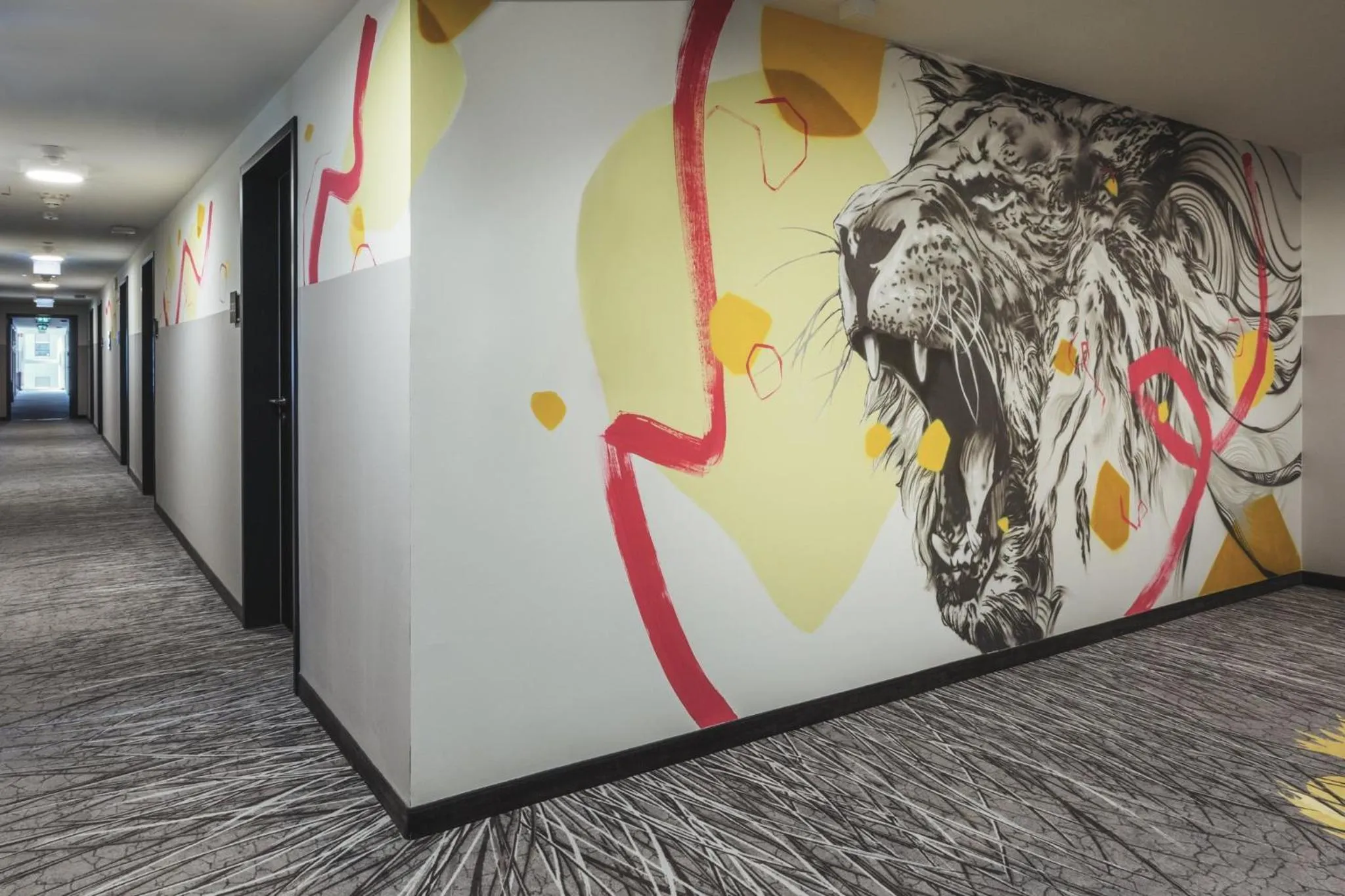 Decorative detail in Holiday Inn - the niu, Leo Nuremberg by IHG