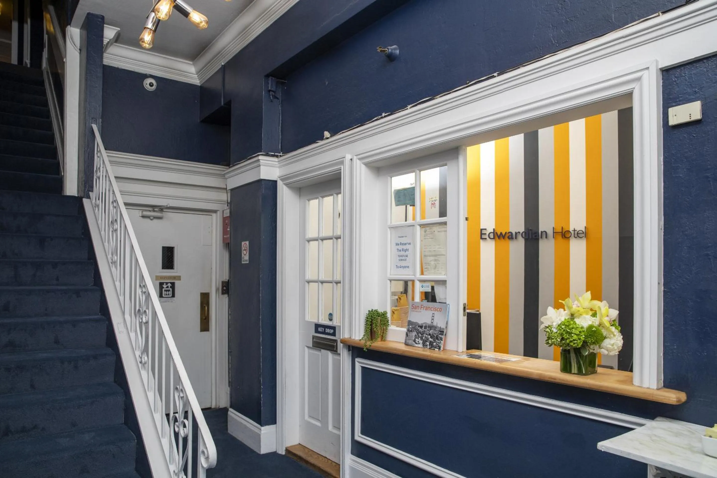 Lobby or reception in Edwardian Hotel