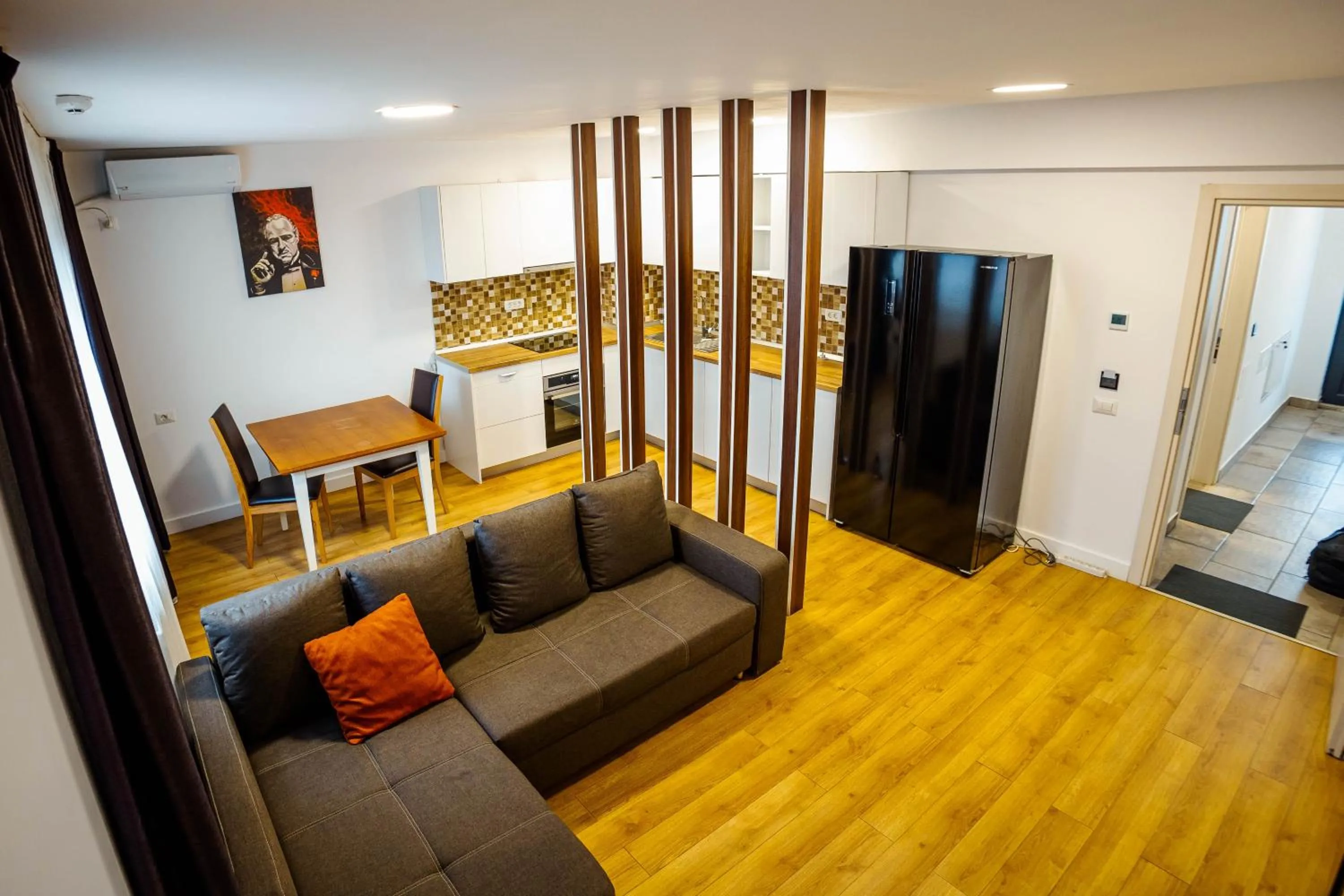 Kitchen or kitchenette in Bliss Inn Tunari