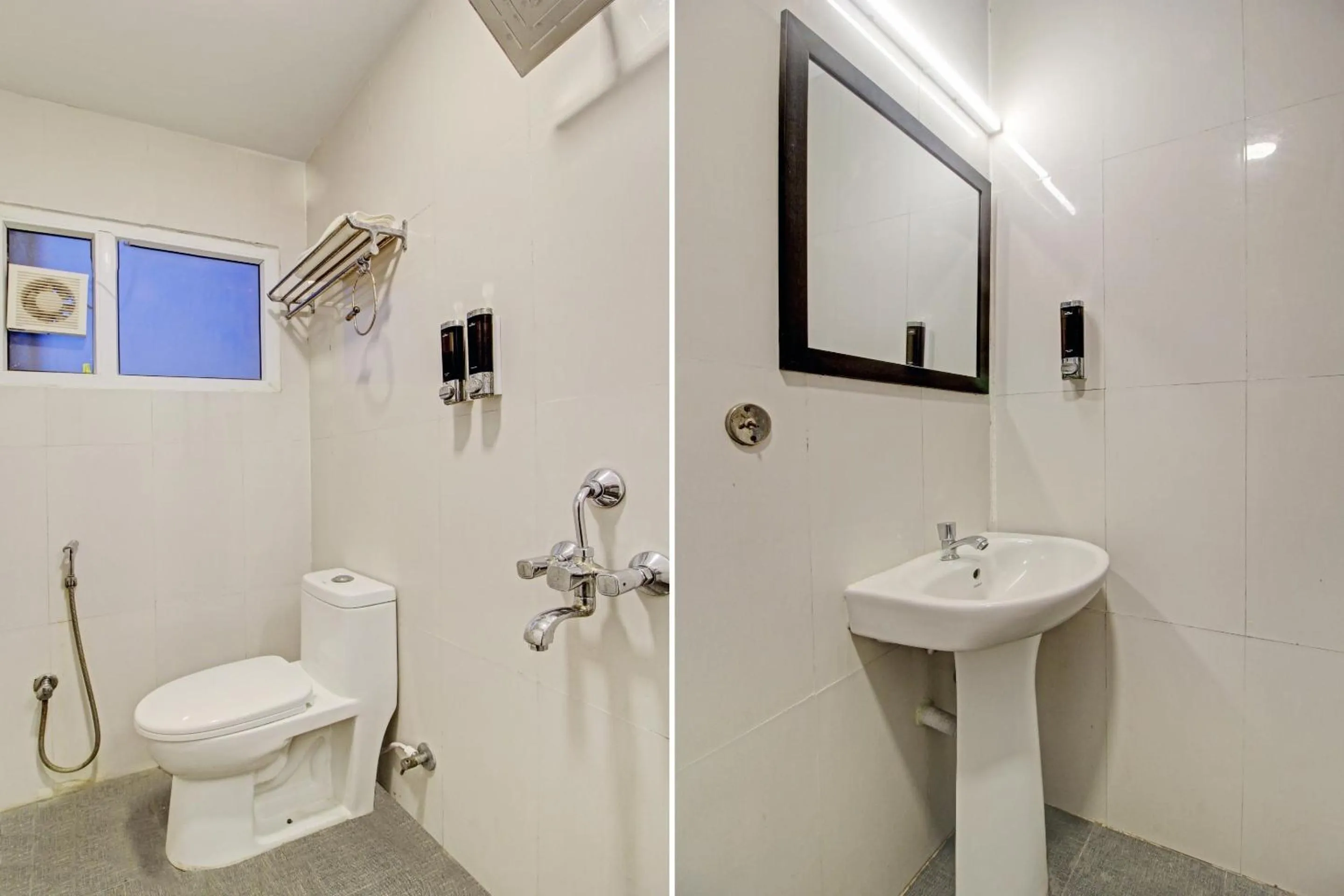 Bathroom in Hotel O SS Skyline