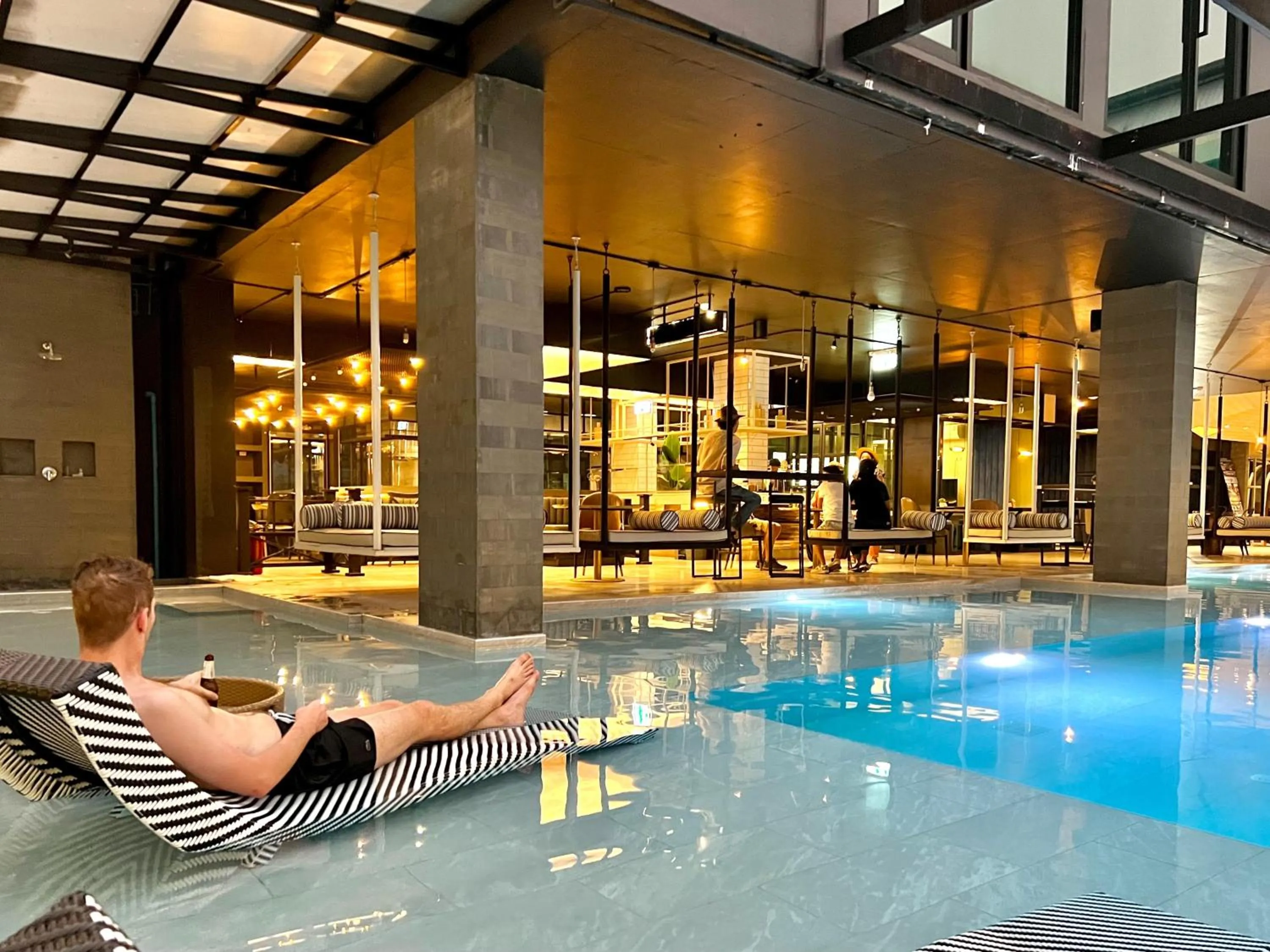 Swimming pool in BOOK Design Hotel