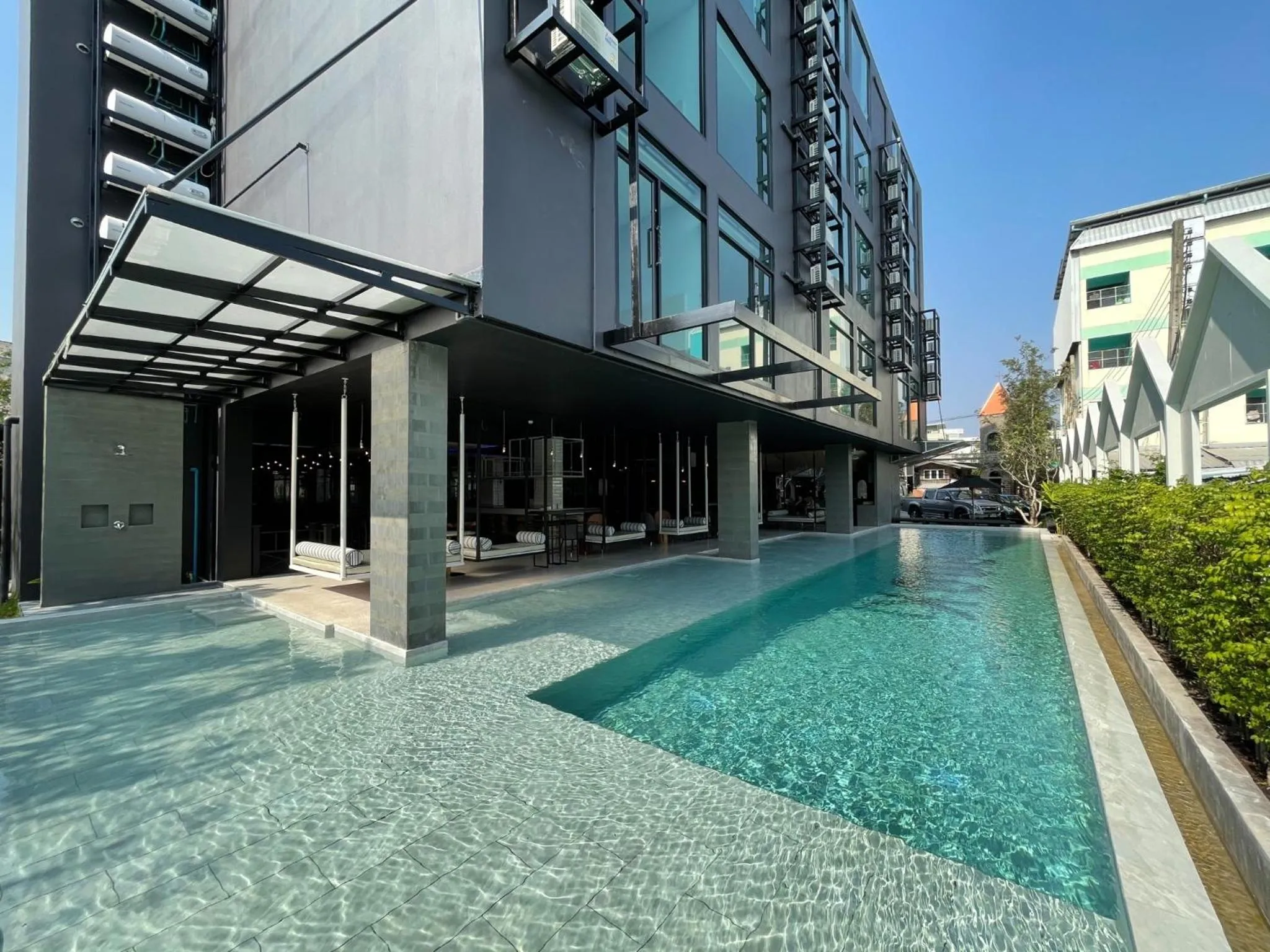 Swimming pool in BOOK Design Hotel