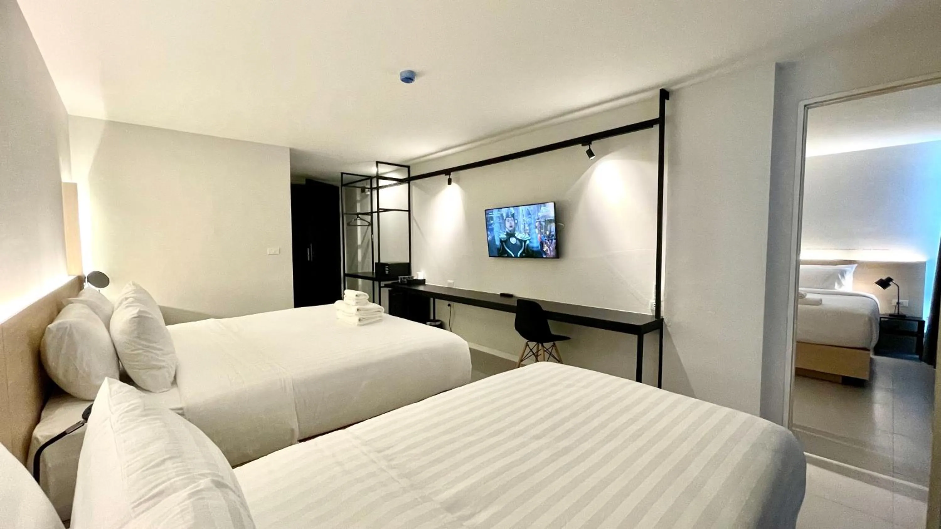 Bed in BOOK Design Hotel