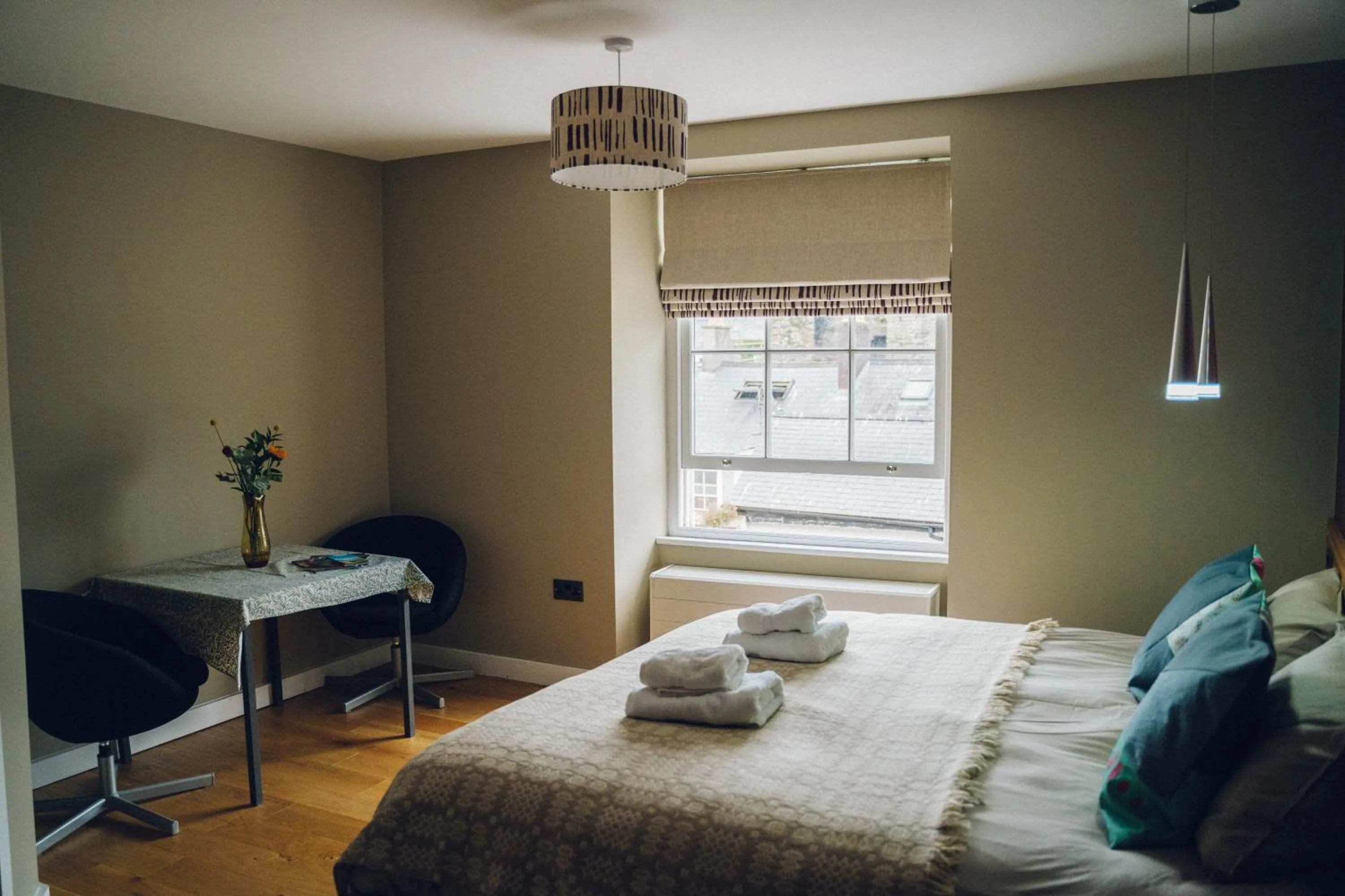 View (from property/room), Bed in Llety Arall