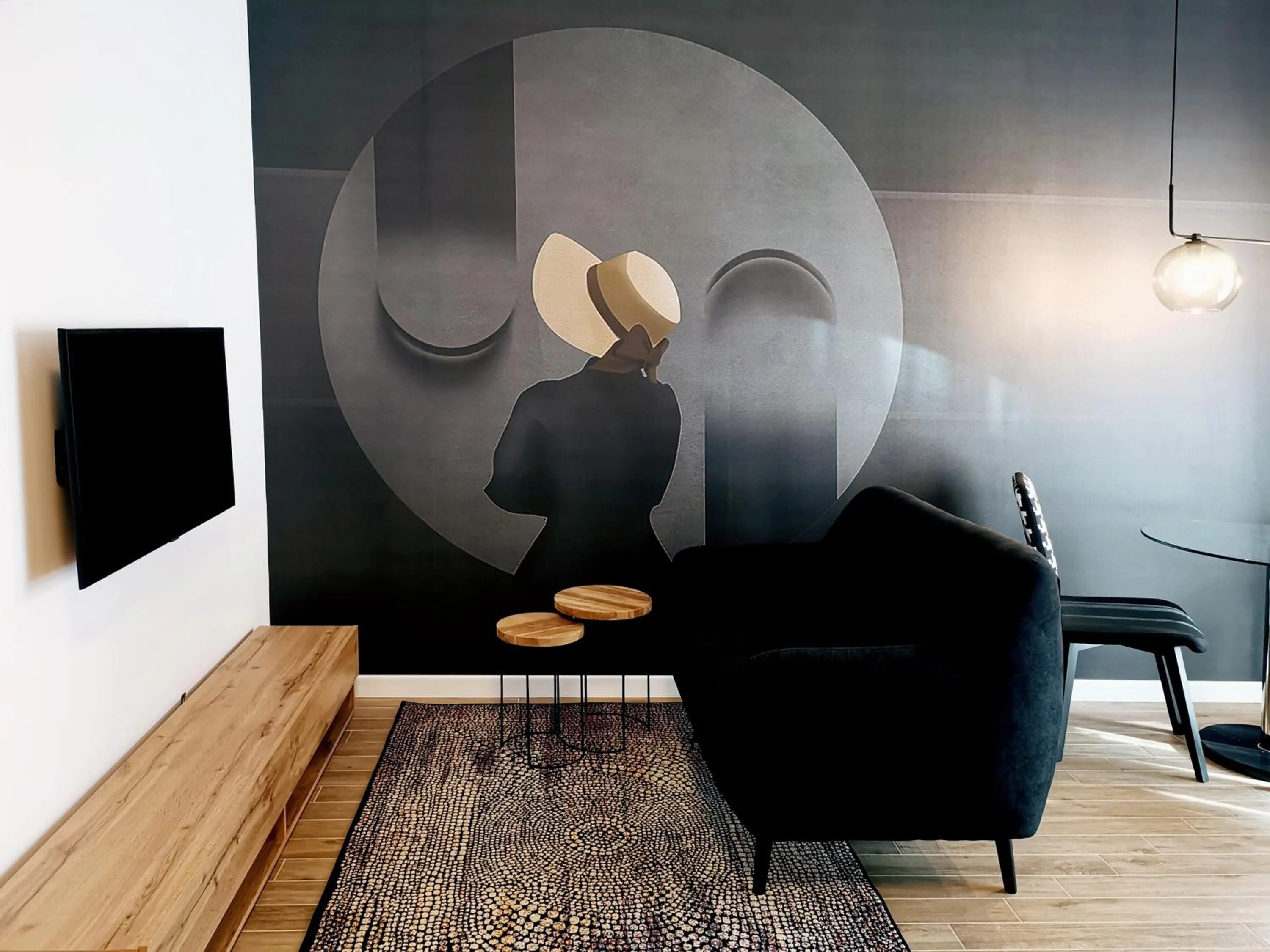 Living room in Come&Stay apartments Wola