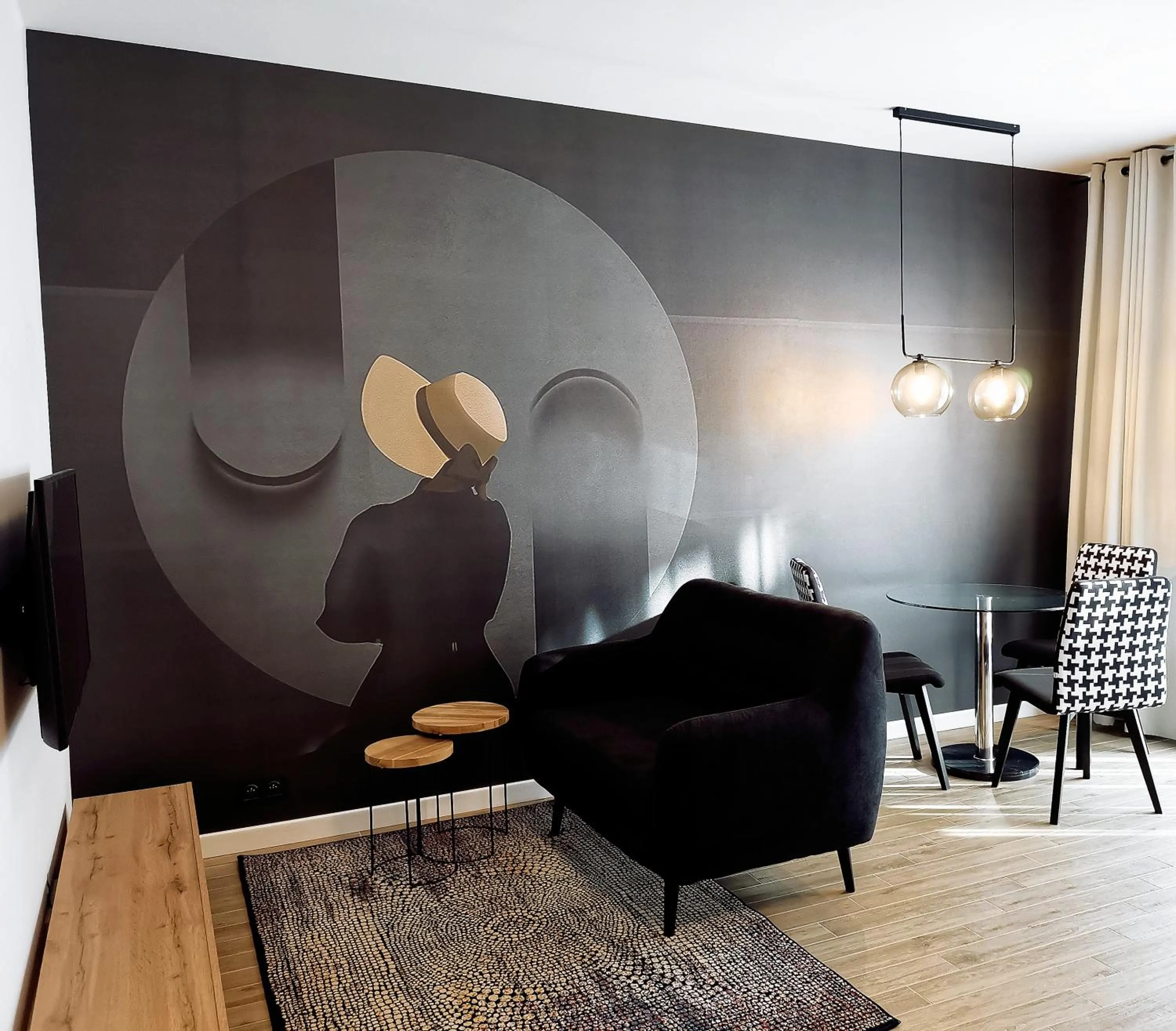 Living room in Come&Stay apartments Wola