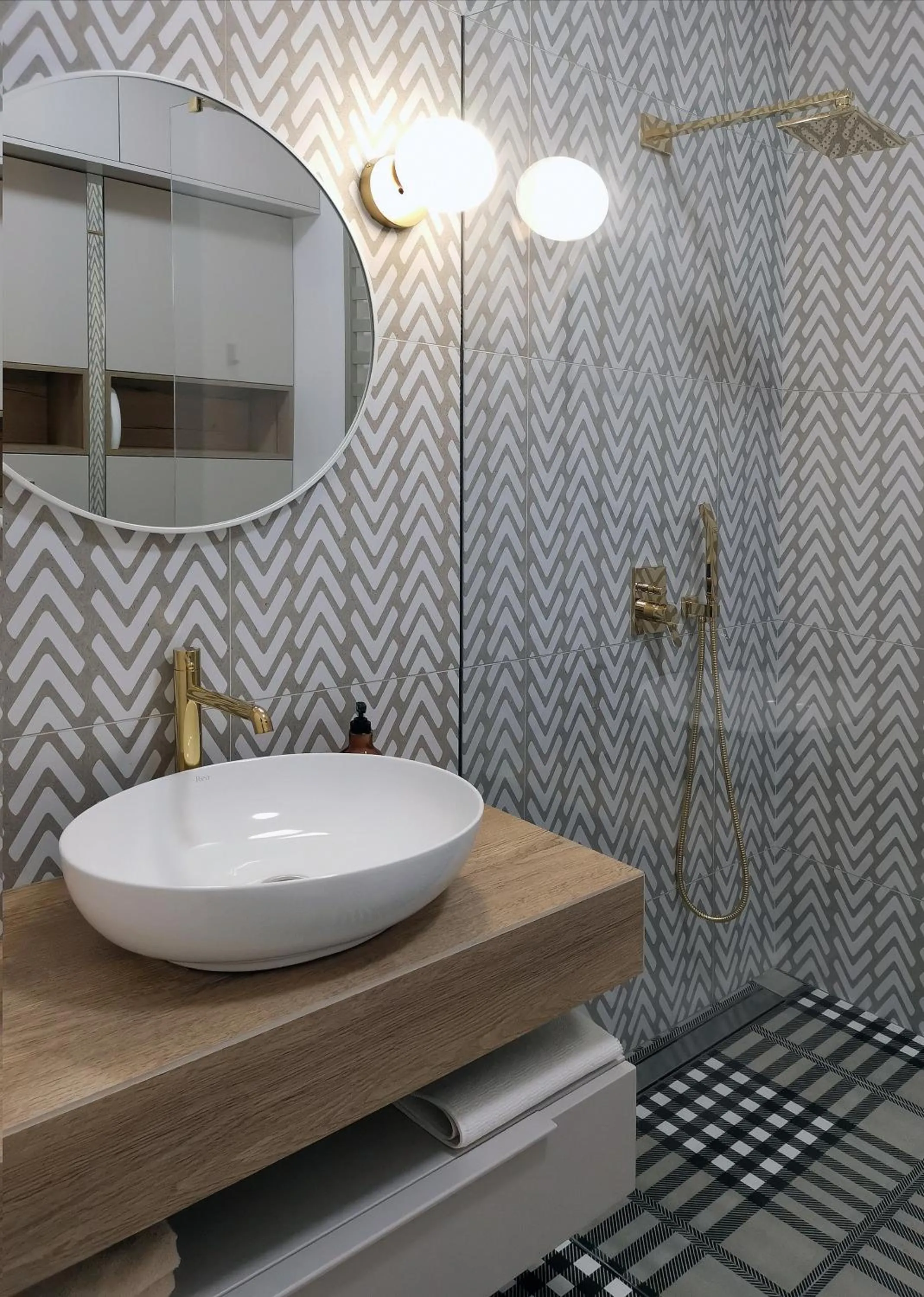 Bathroom in Come&Stay apartments Wola