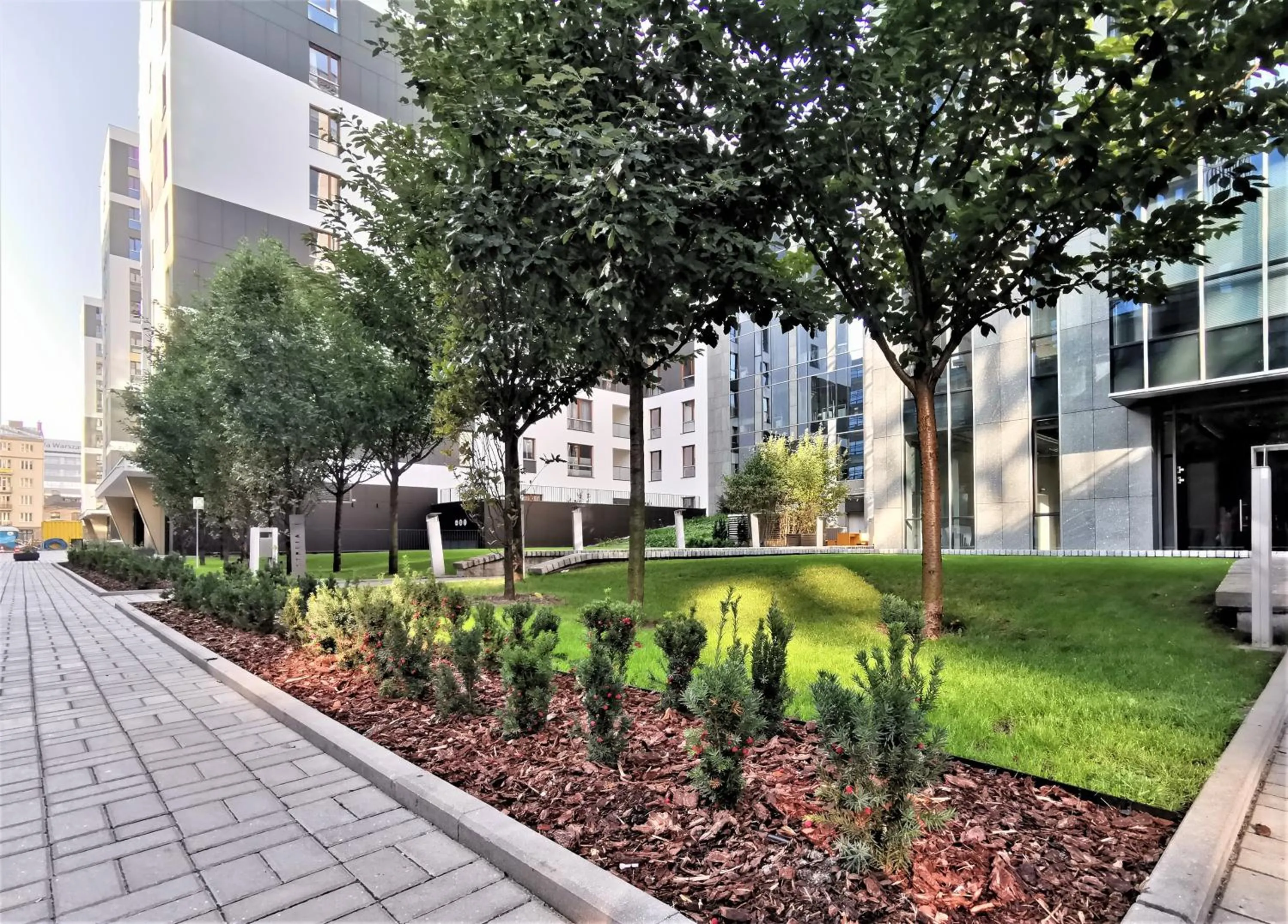 Property building in Come&Stay apartments Wola