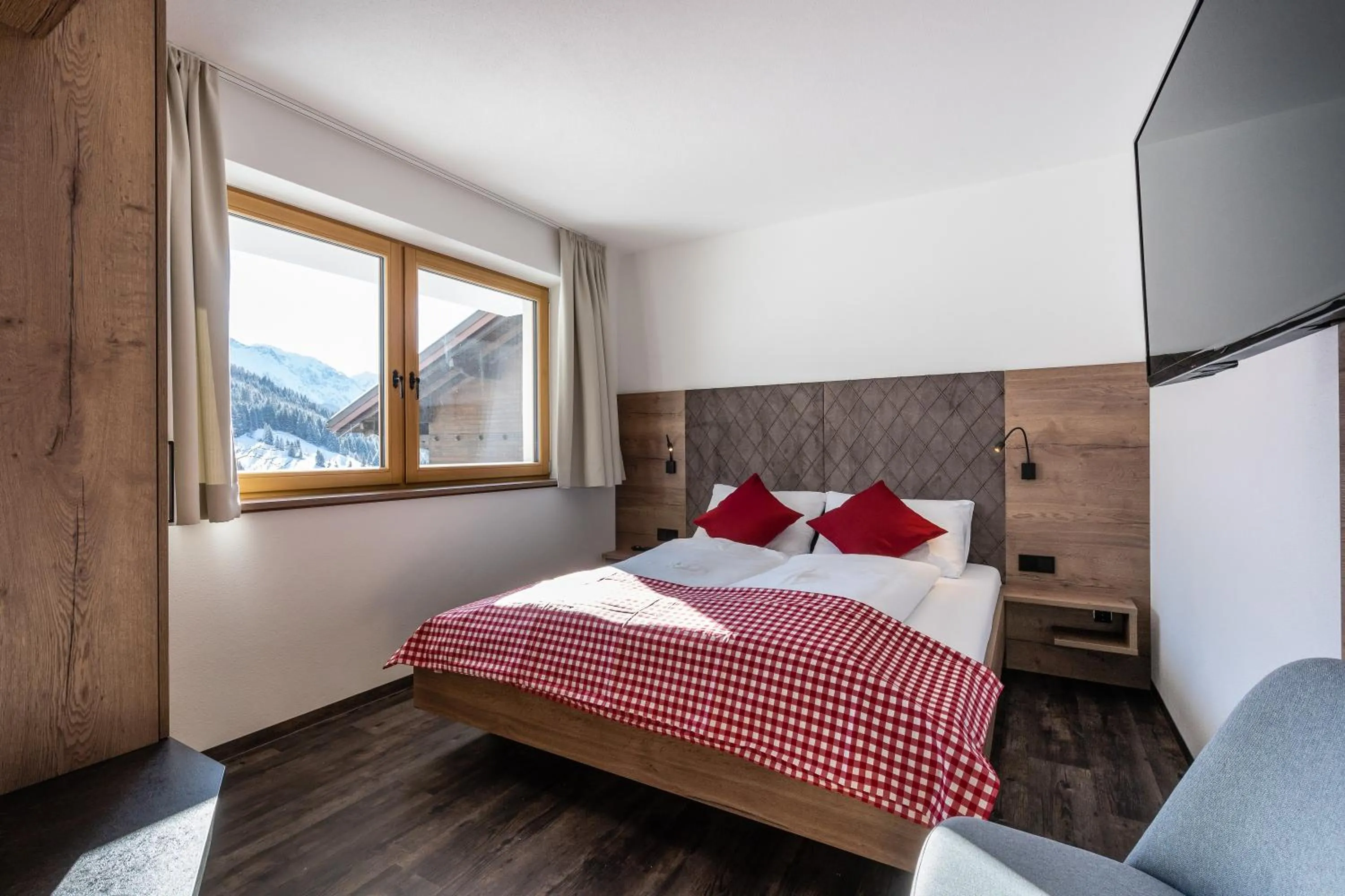 Bed in Bergappartements Pröll