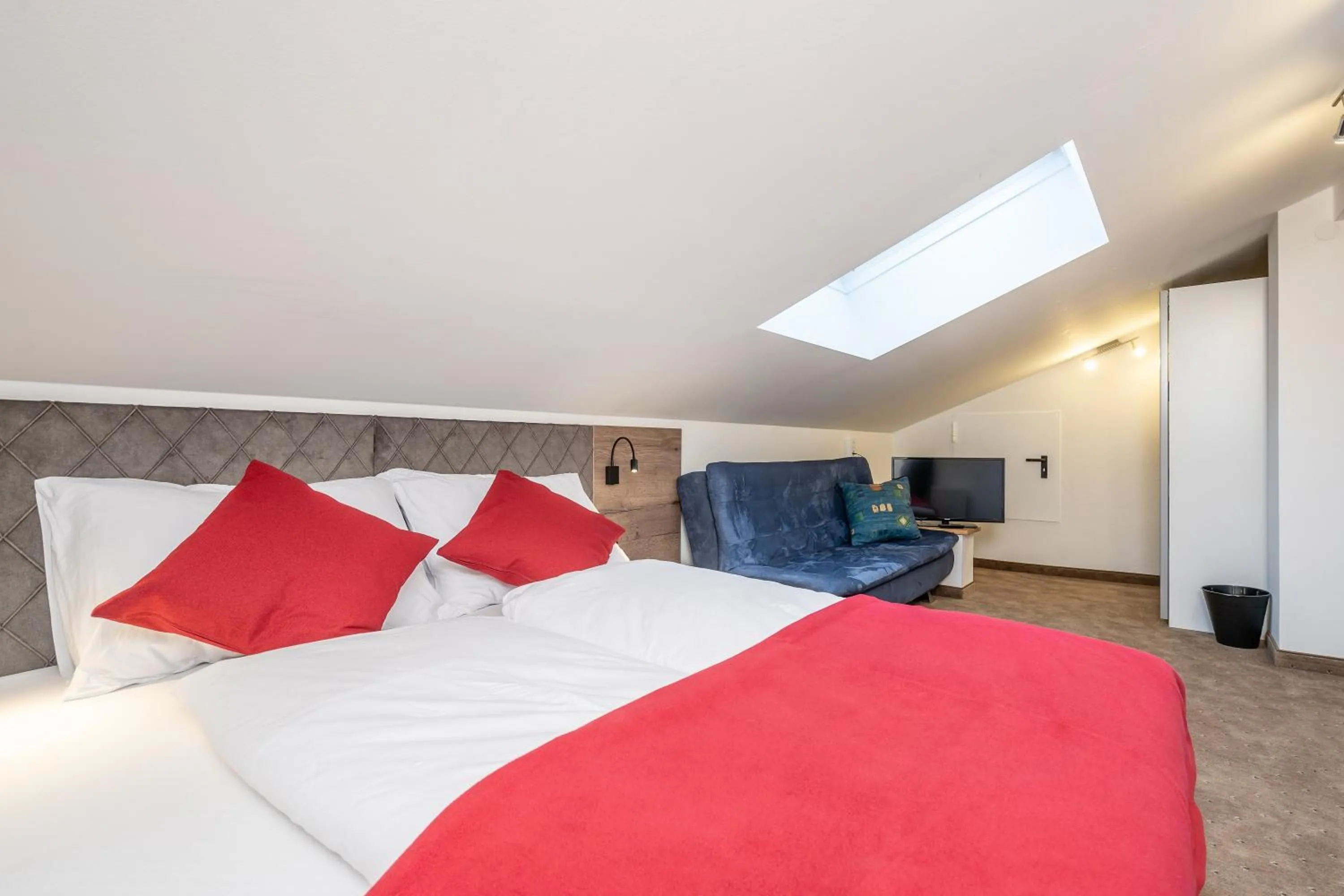 Bed in Bergappartements Pröll