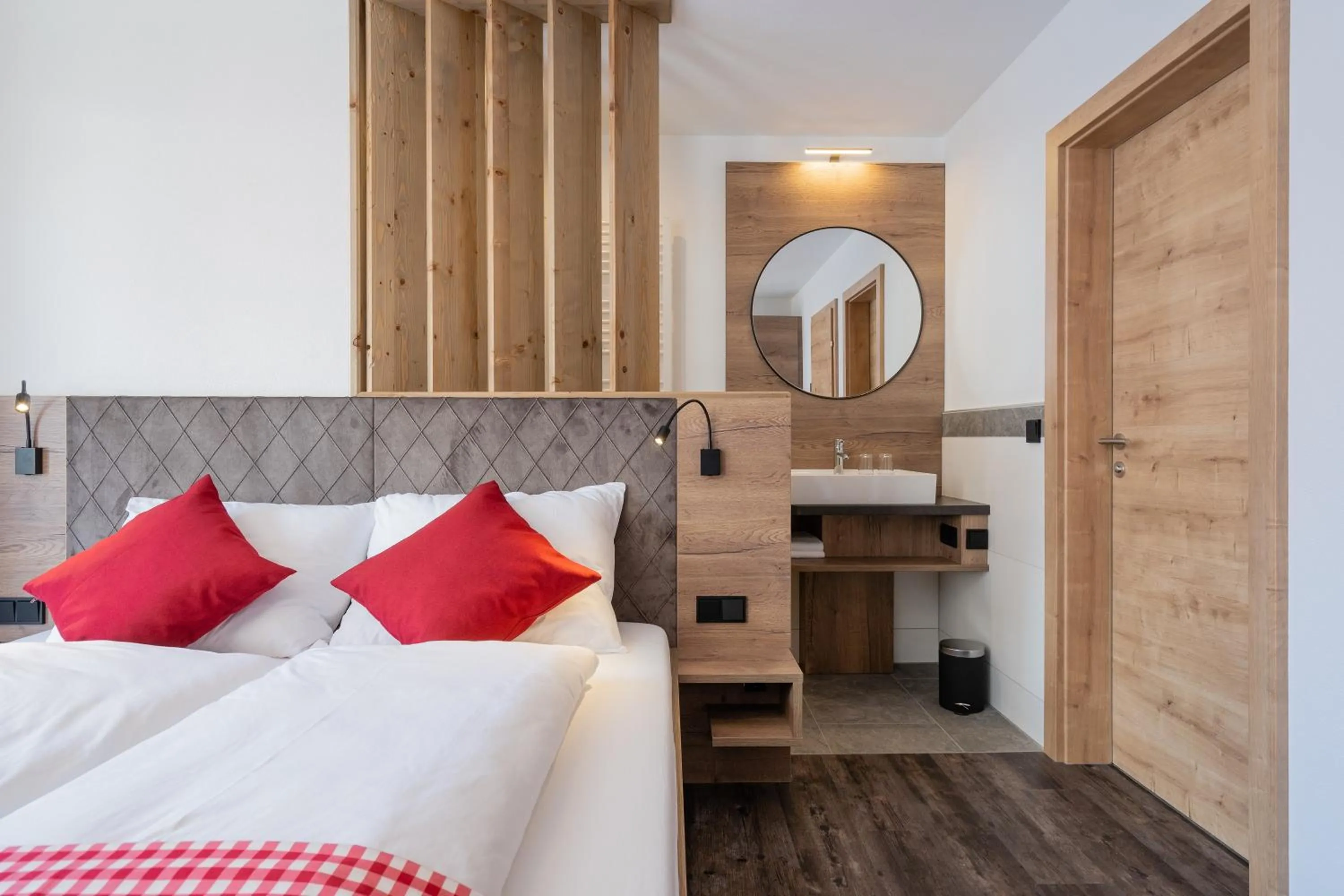 Bed in Bergappartements Pröll