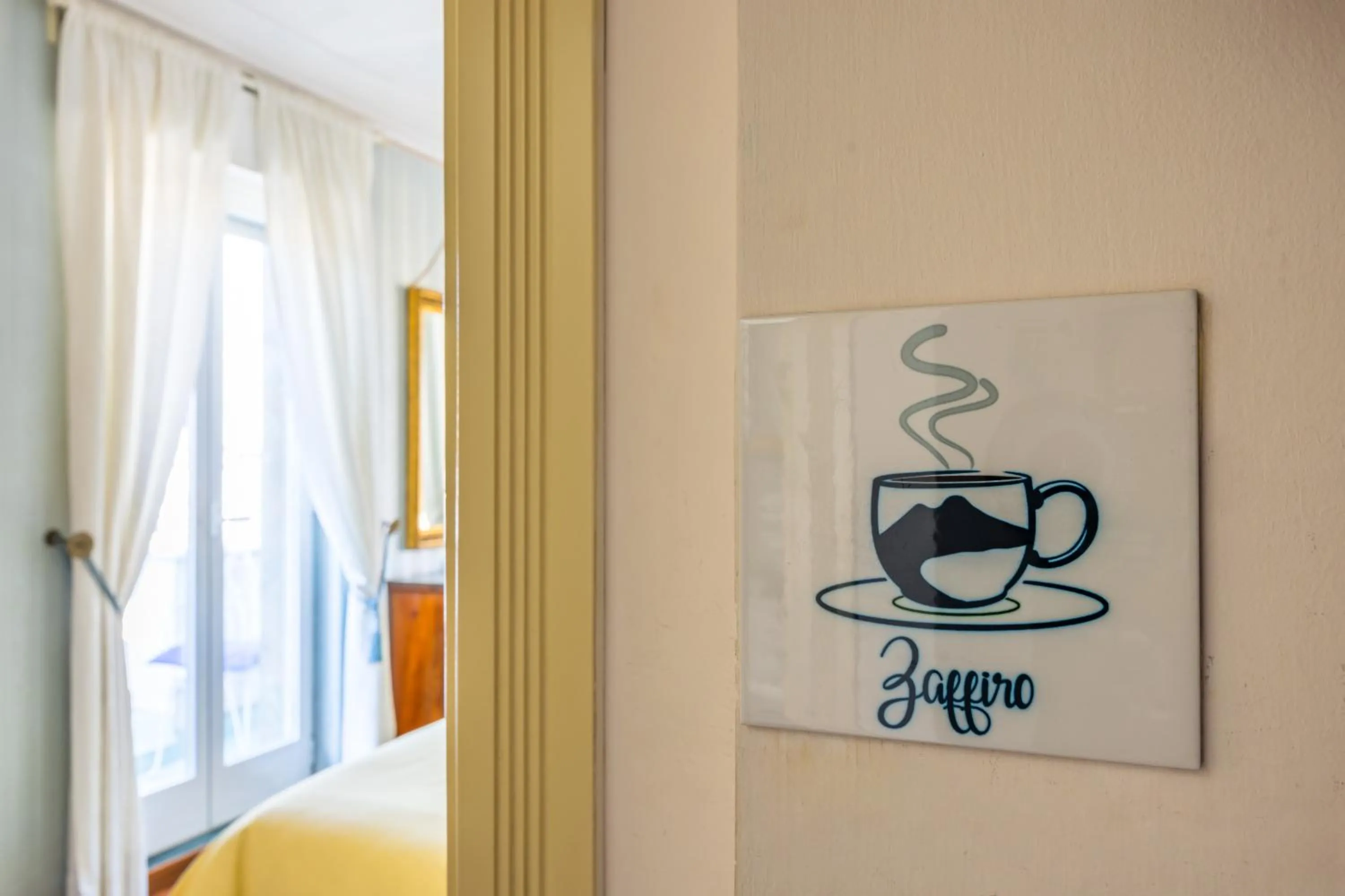 Decorative detail in La Casa Di Bruno Napoli