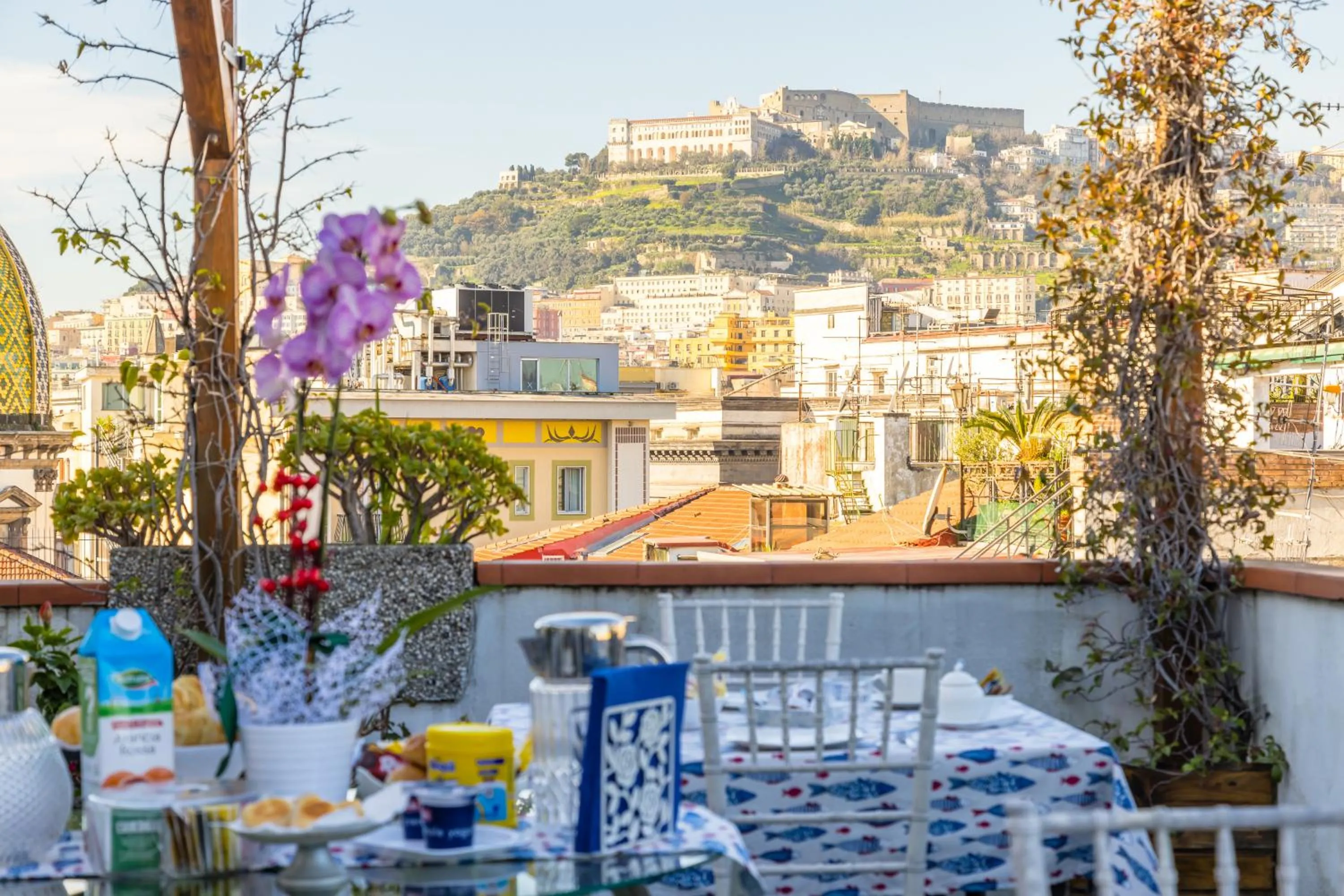 Balcony/Terrace in La Casa Di Bruno Napoli