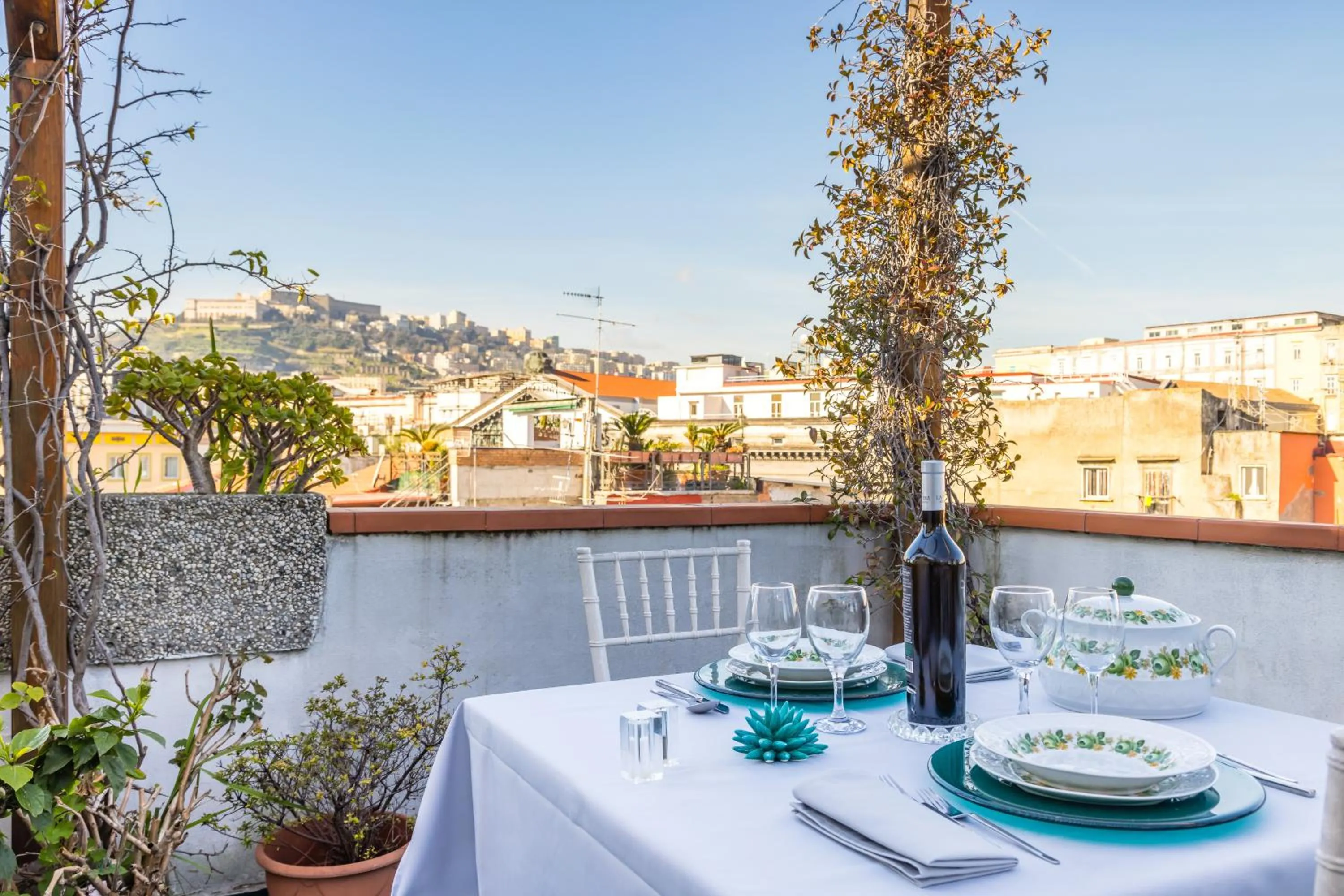 Balcony/Terrace in La Casa Di Bruno Napoli