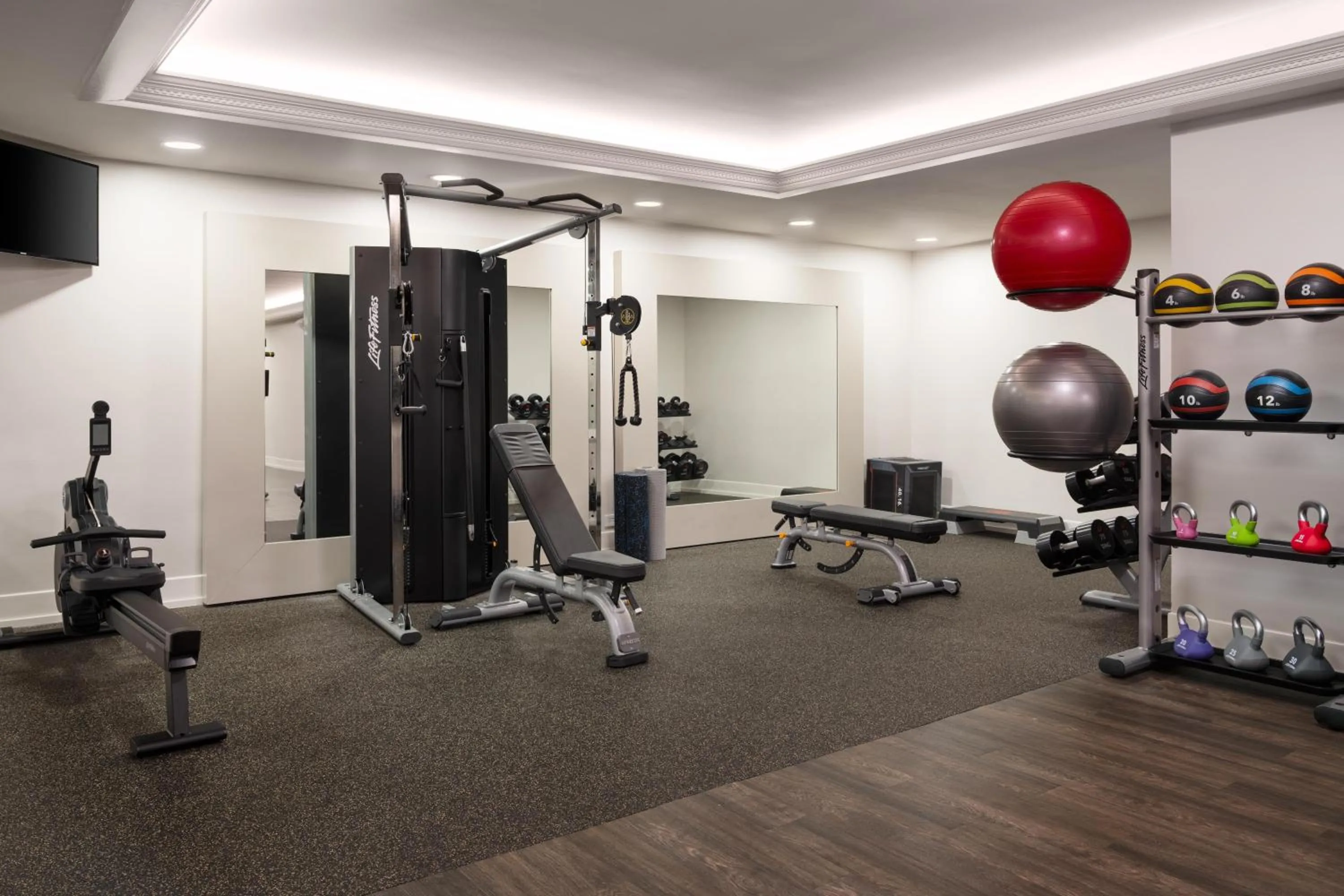 Fitness centre/facilities in Hilton Orrington/Evanston
