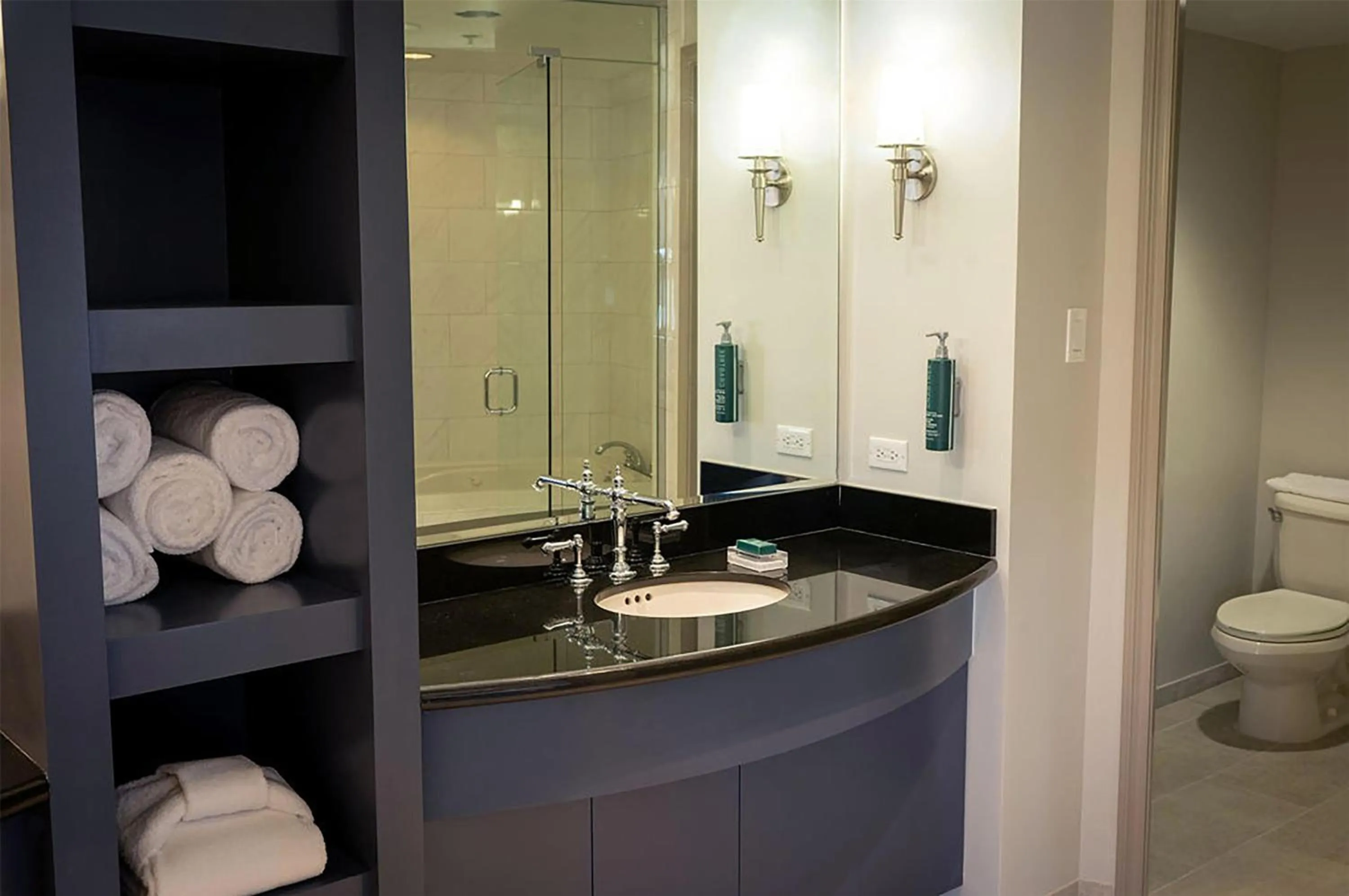 Bathroom in Hilton Orrington/Evanston