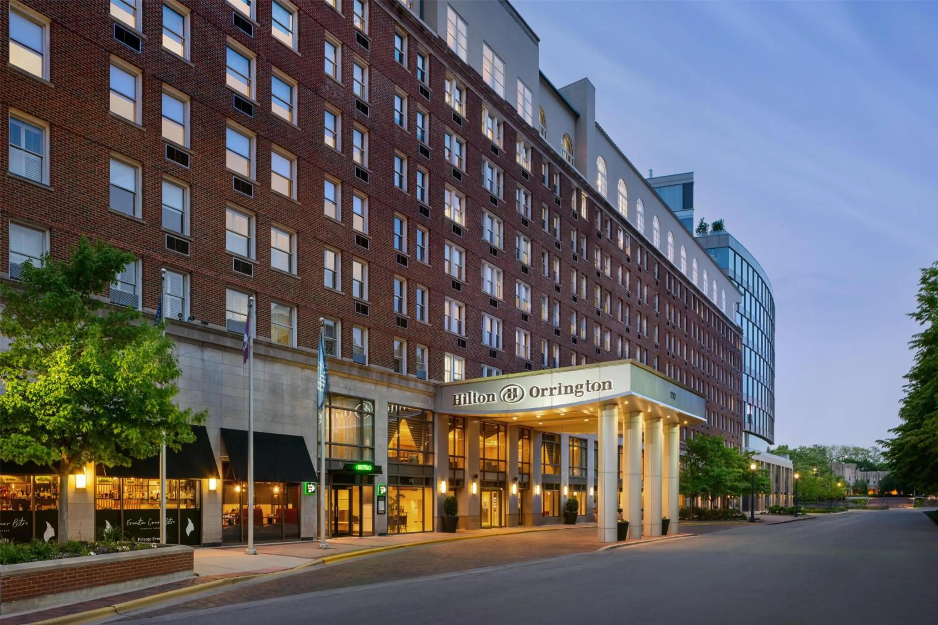 Property building in Hilton Orrington/Evanston