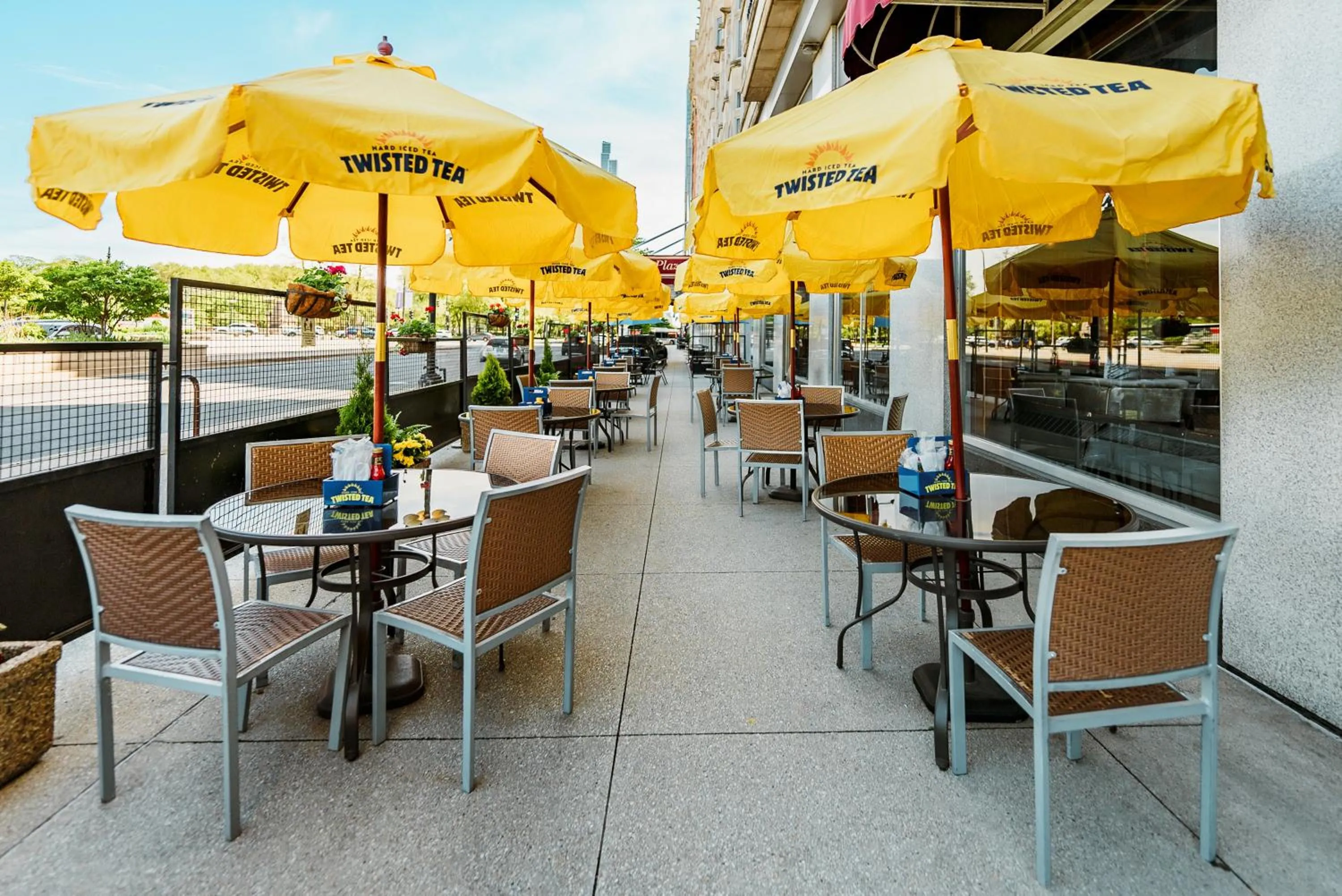 Patio in Congress Plaza Hotel Chicago