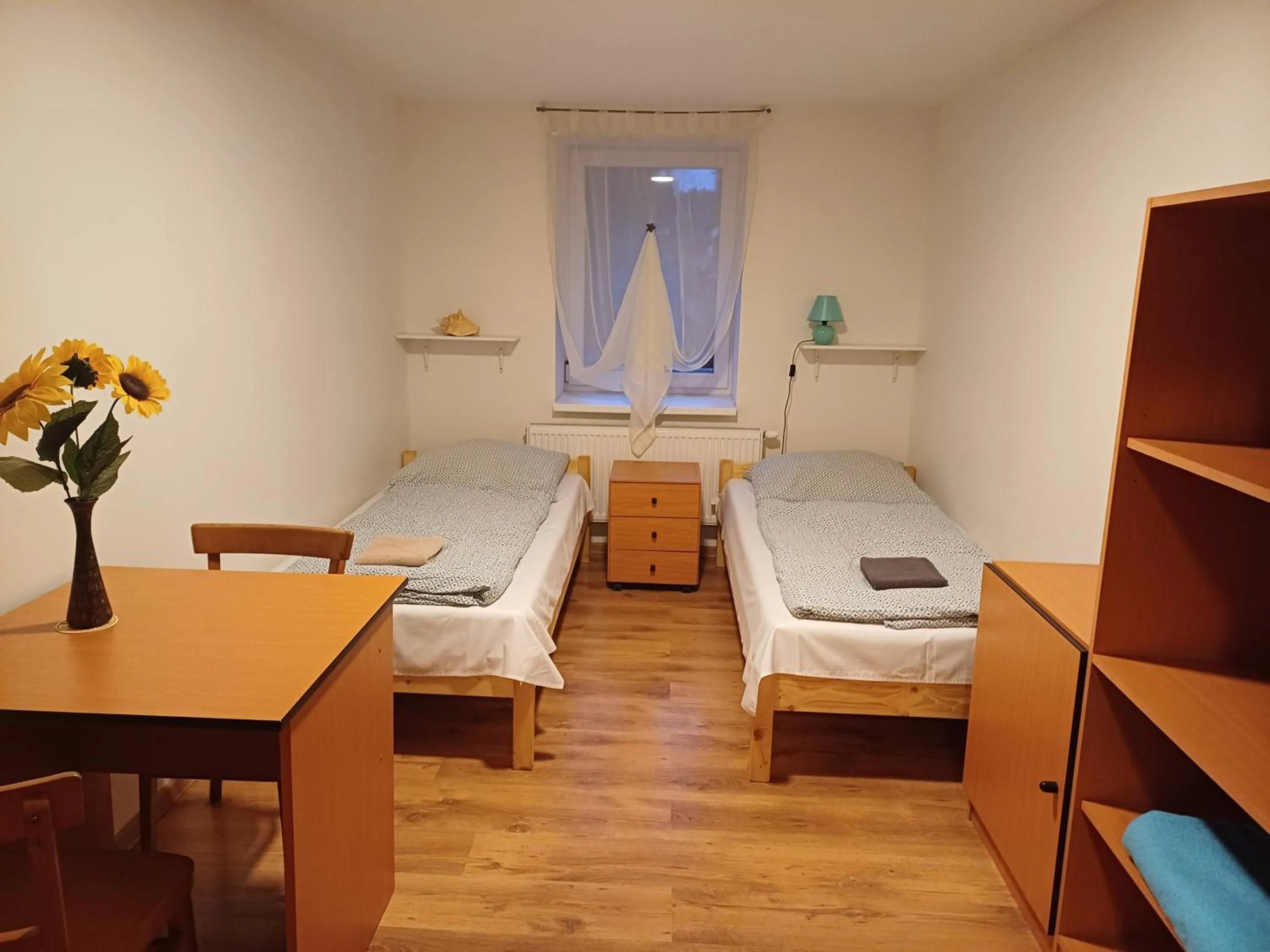 Twin Room with Shared Bathroom - single occupancy in Hostinec Klopoty