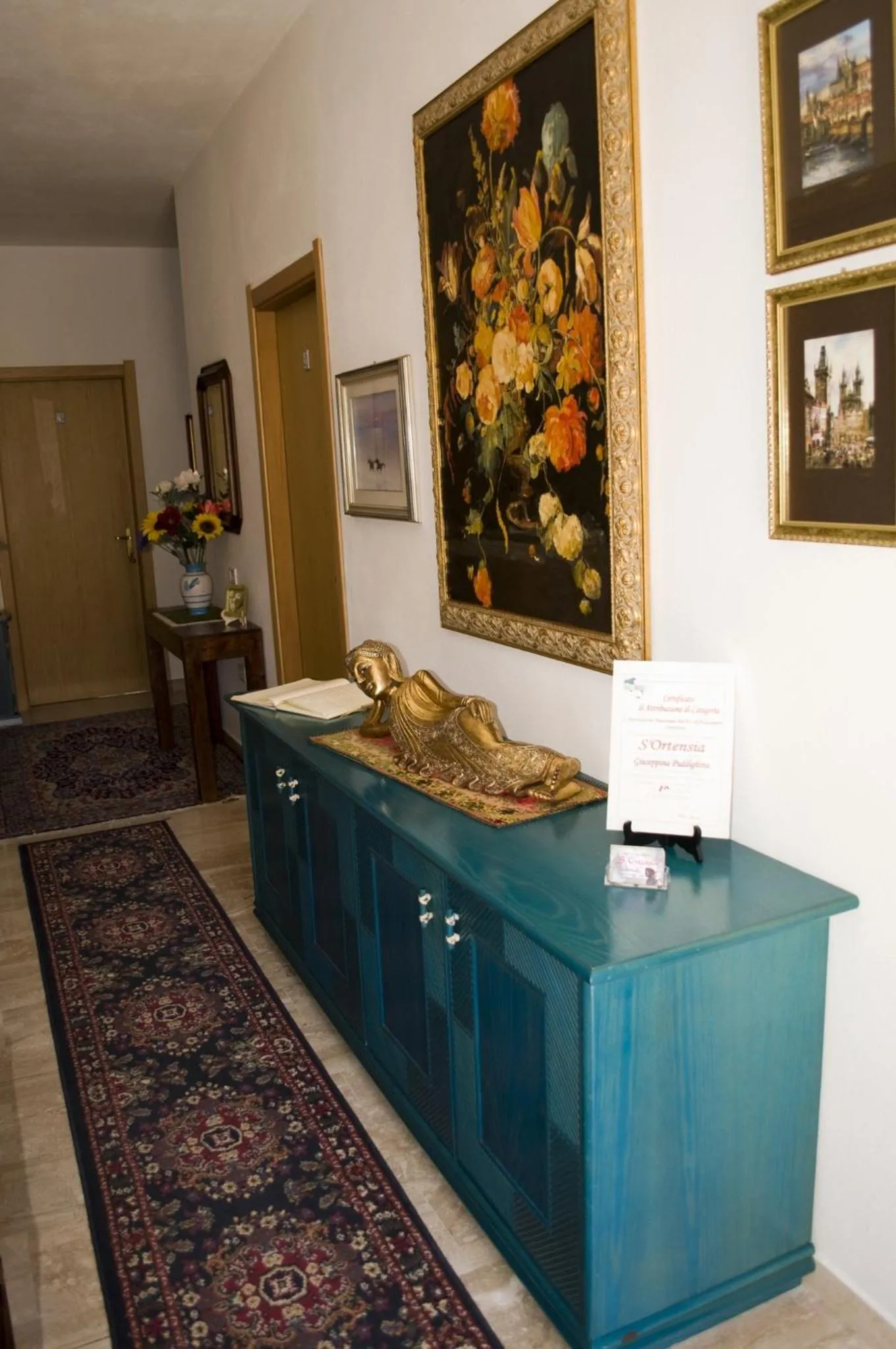 Decorative detail in affittacamere S'Ortensia