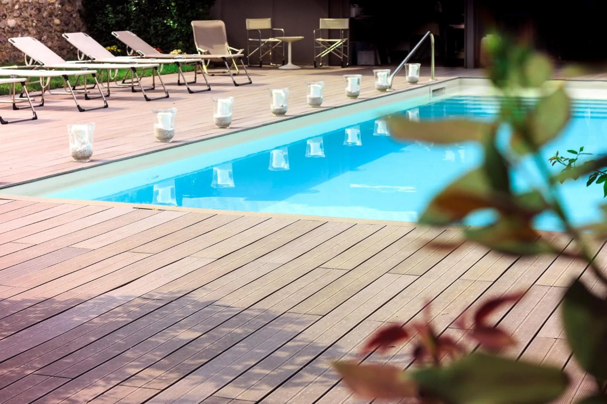 Swimming pool in B&B a Ca' Minore Franciacorta