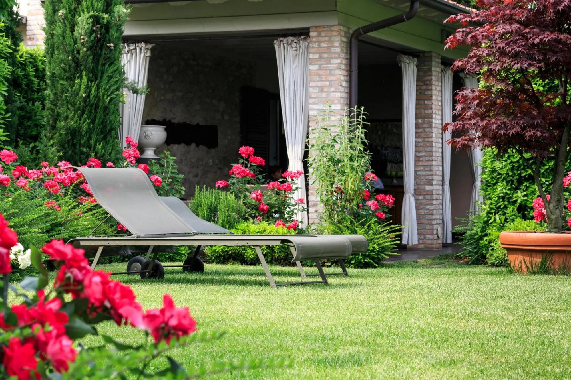 Patio in B&B a Ca' Minore Franciacorta