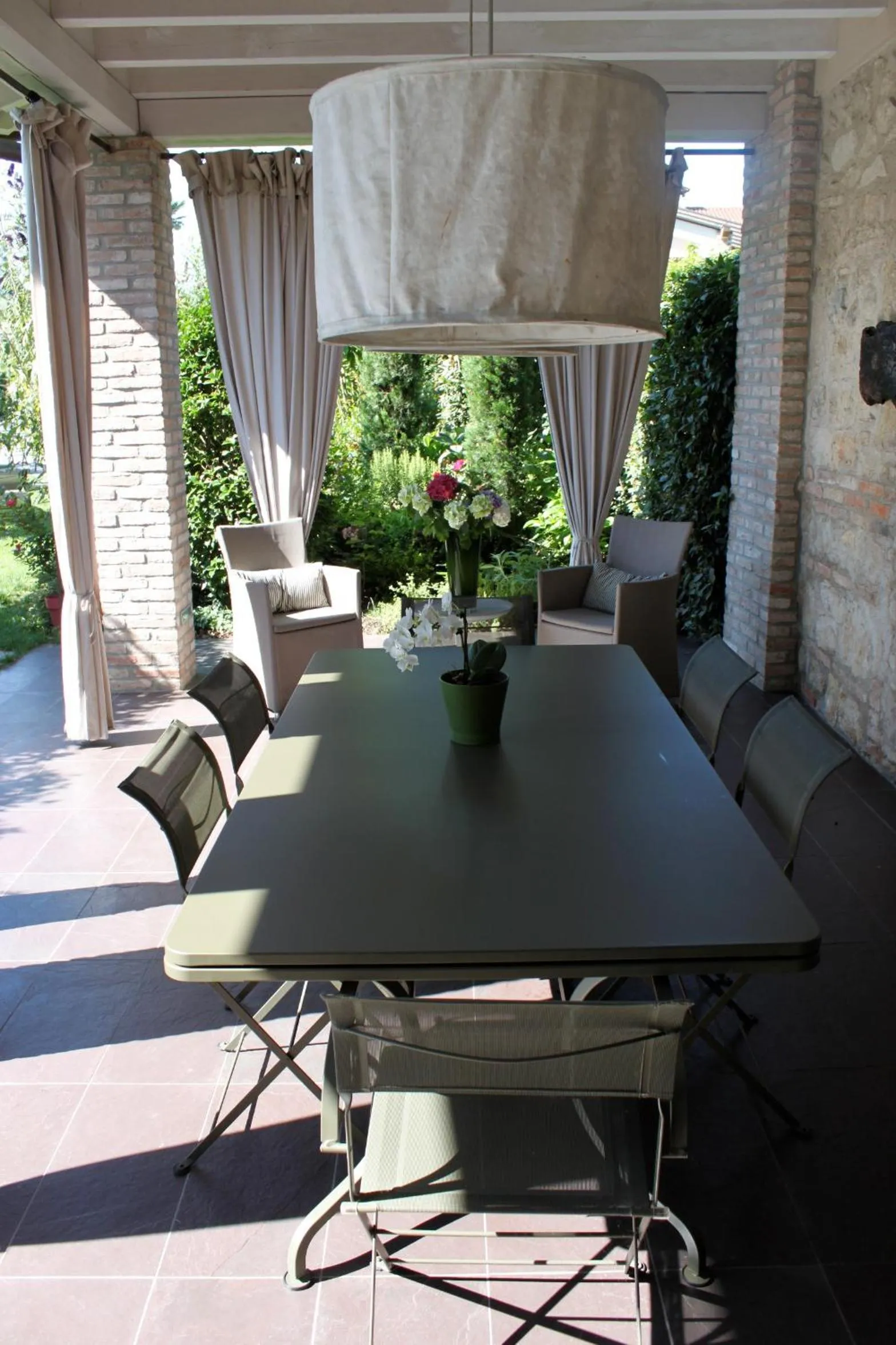 Patio in B&B a Ca' Minore Franciacorta