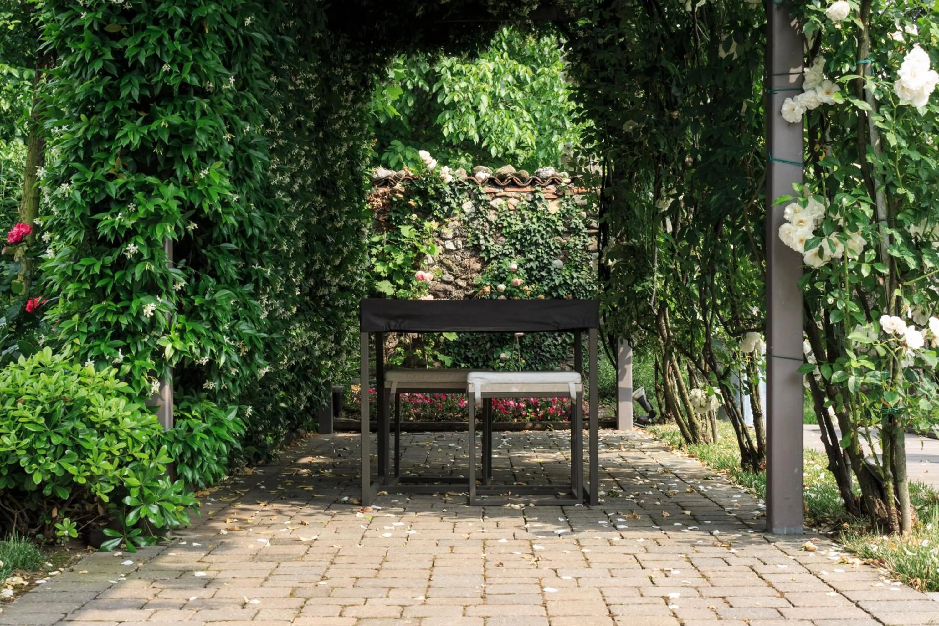 Patio in B&B a Ca' Minore Franciacorta