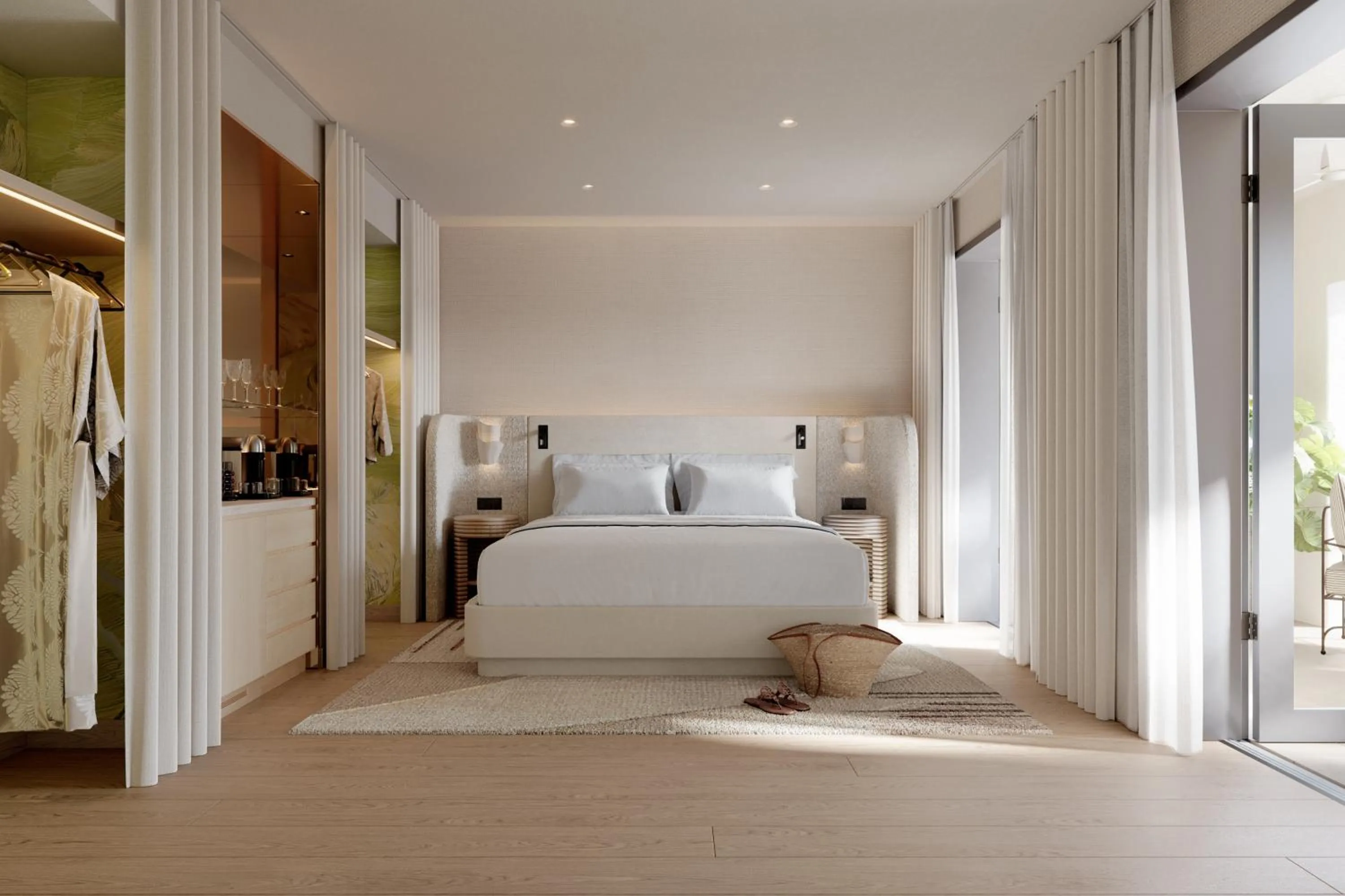 Bed in Delano Miami Beach