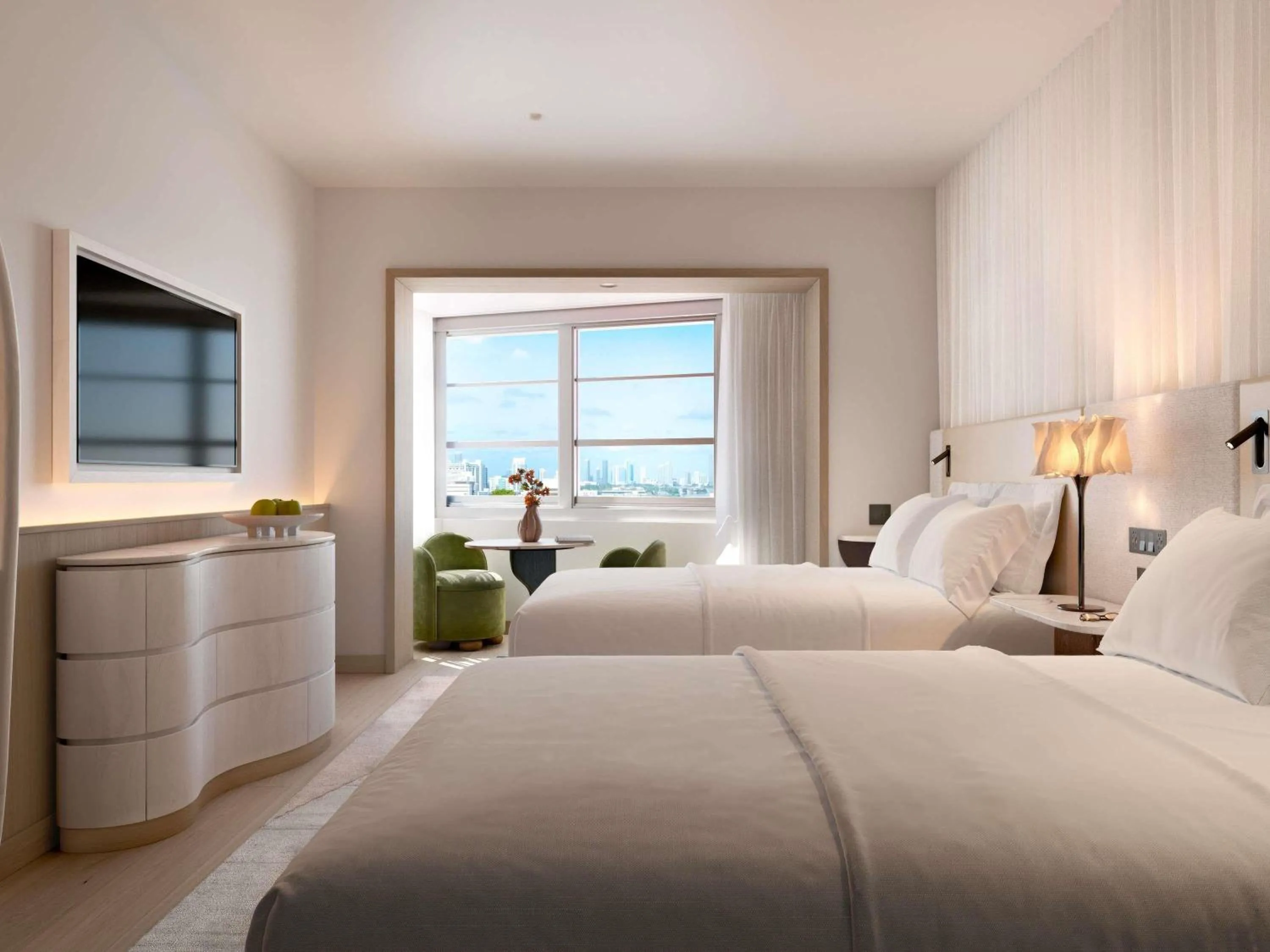 Bedroom, Bed in Delano Miami Beach