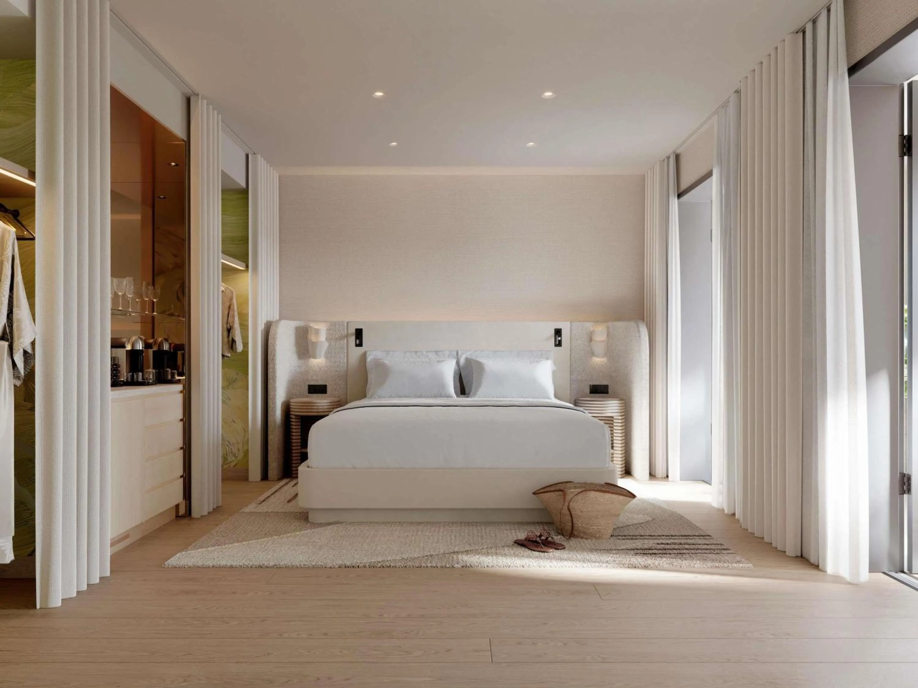 Bedroom, Bed in Delano Miami Beach