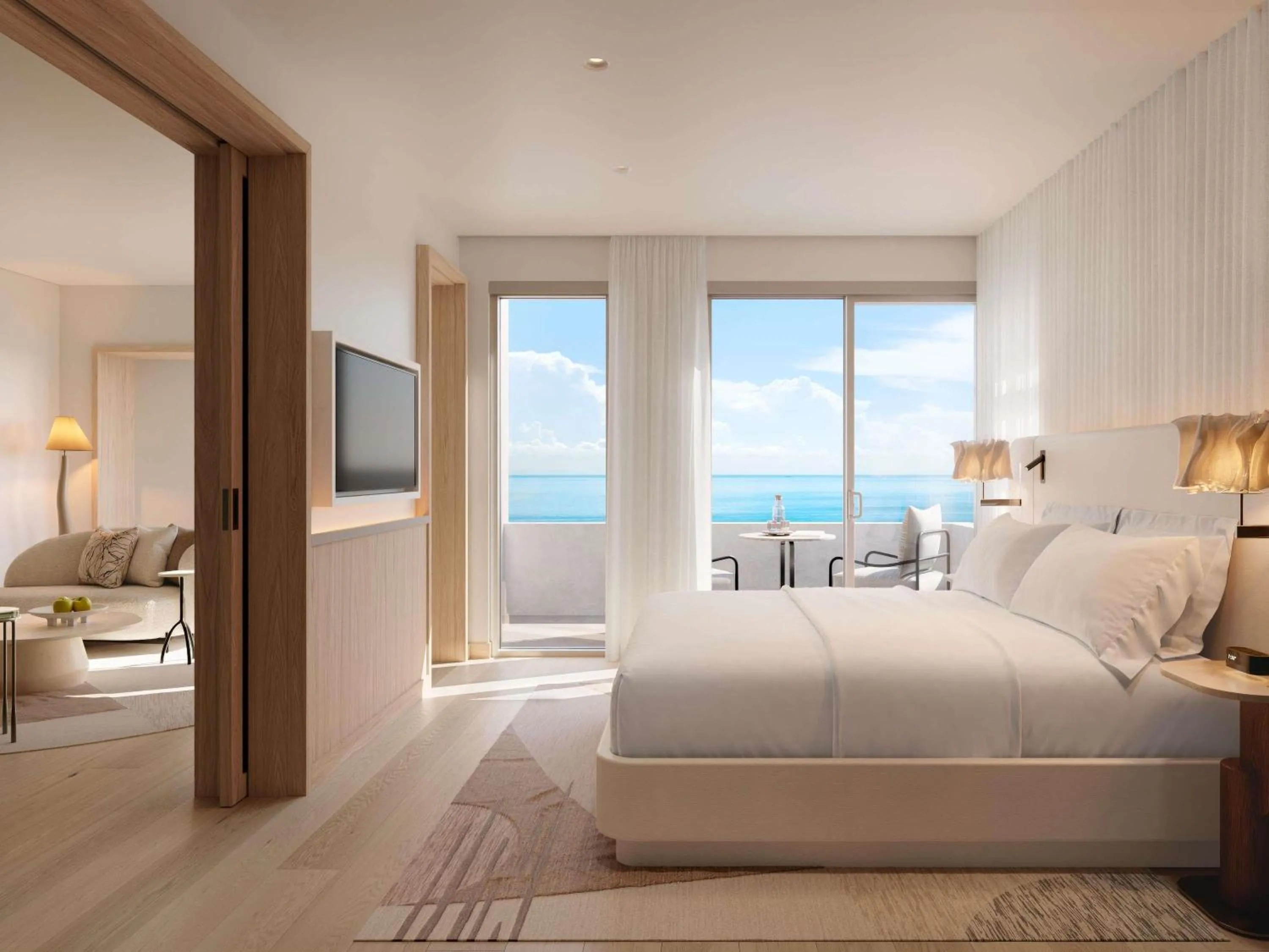 Bedroom, Bed in Delano Miami Beach