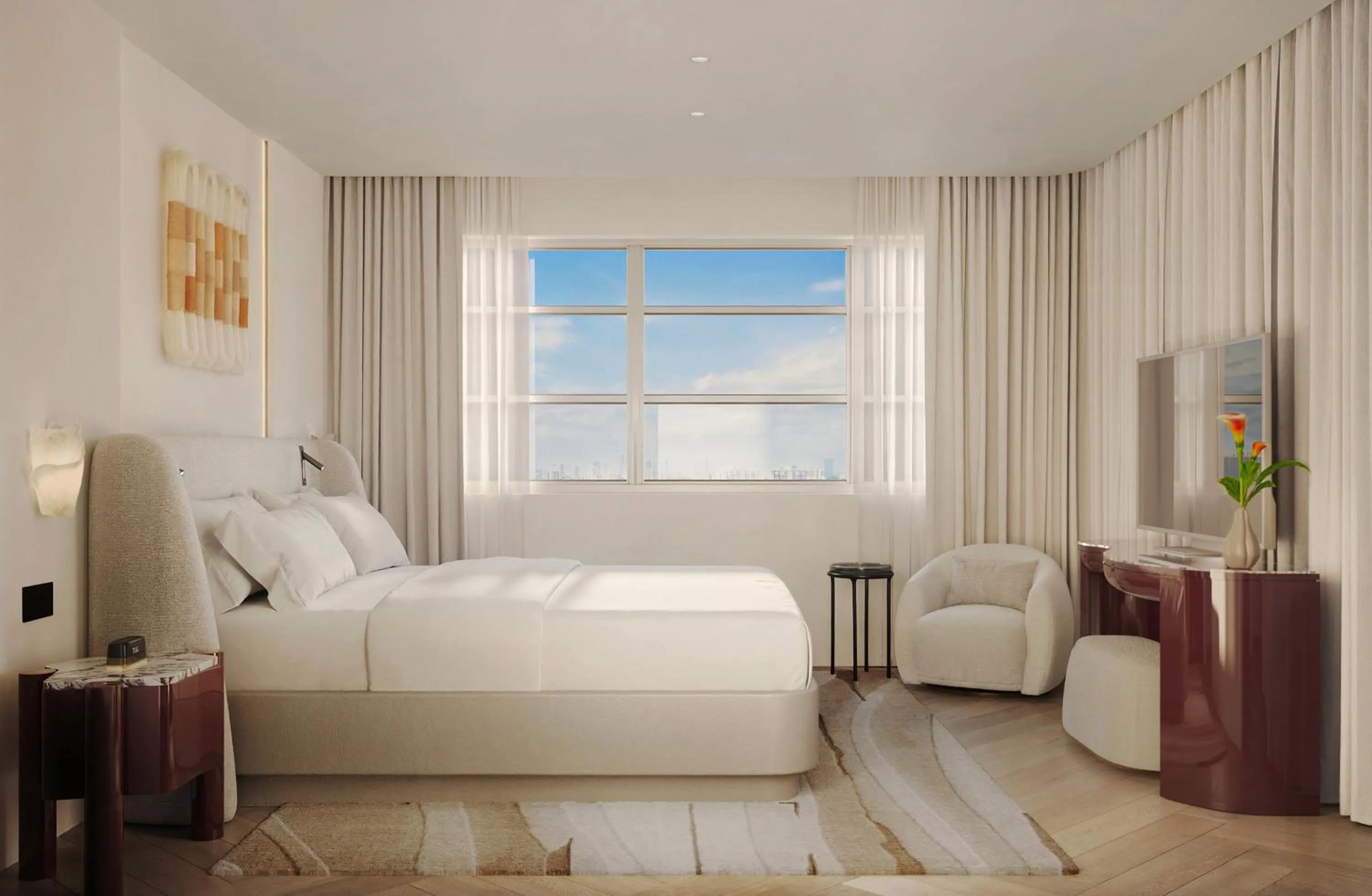 Bed in Delano Miami Beach