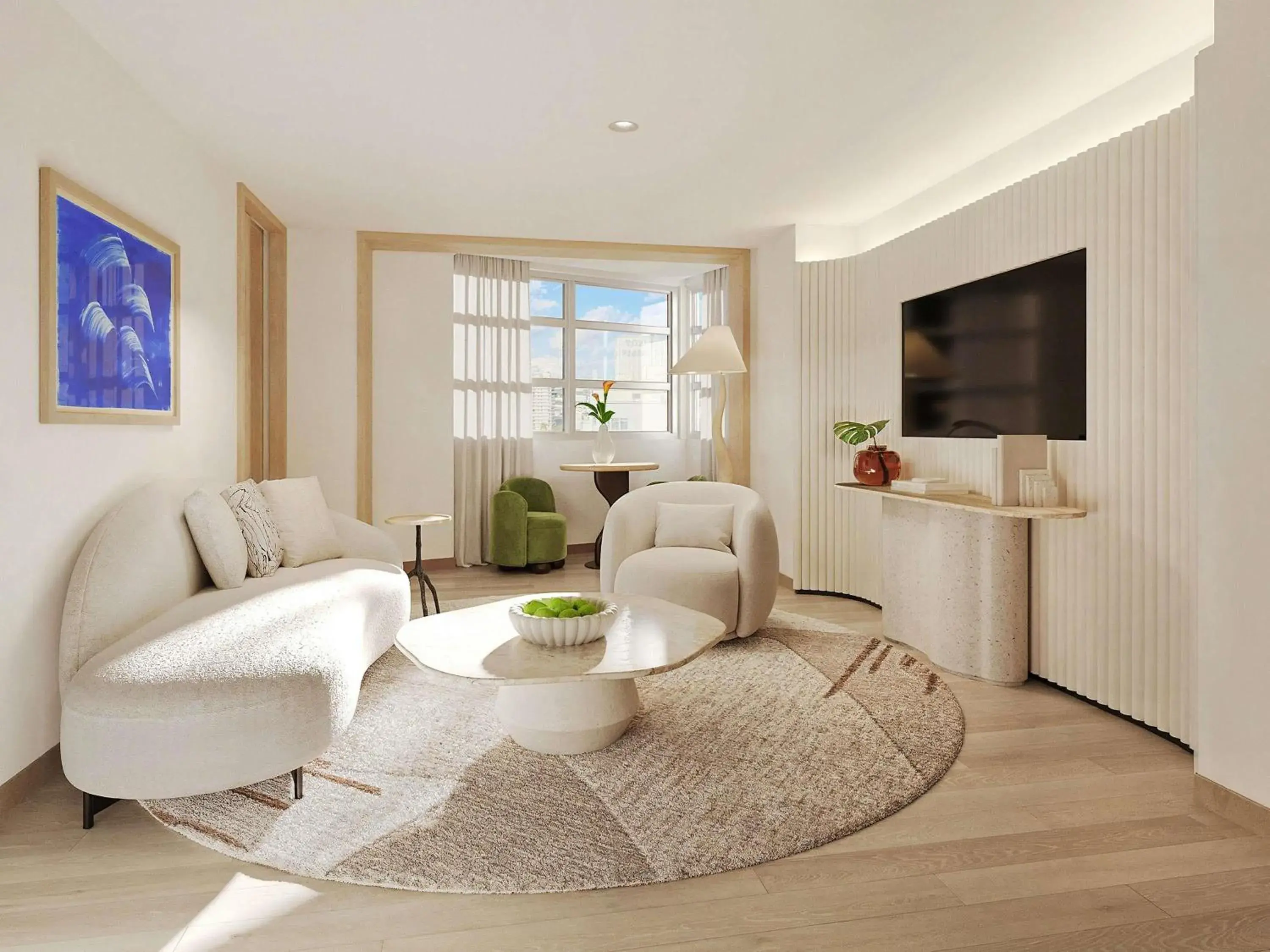 Partial Ocean View King Suite in Delano Miami Beach Partial Ocean View King Suite in Delano Miami Beach