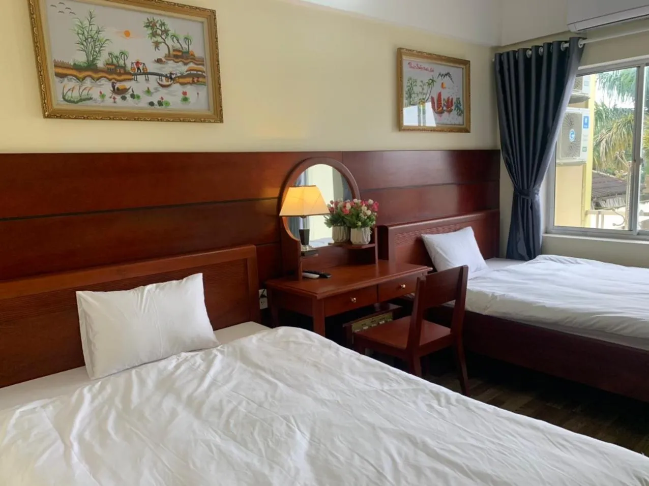 Bed in AD 41 Hotel Huế CS2
