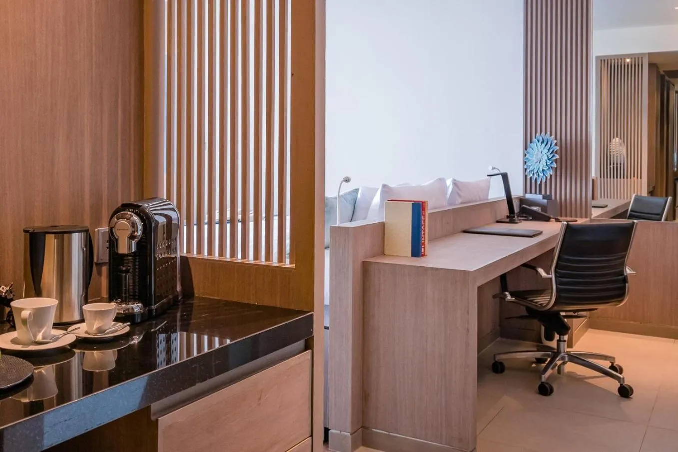 Coffee/tea facilities in Oceanfront Beach Resort